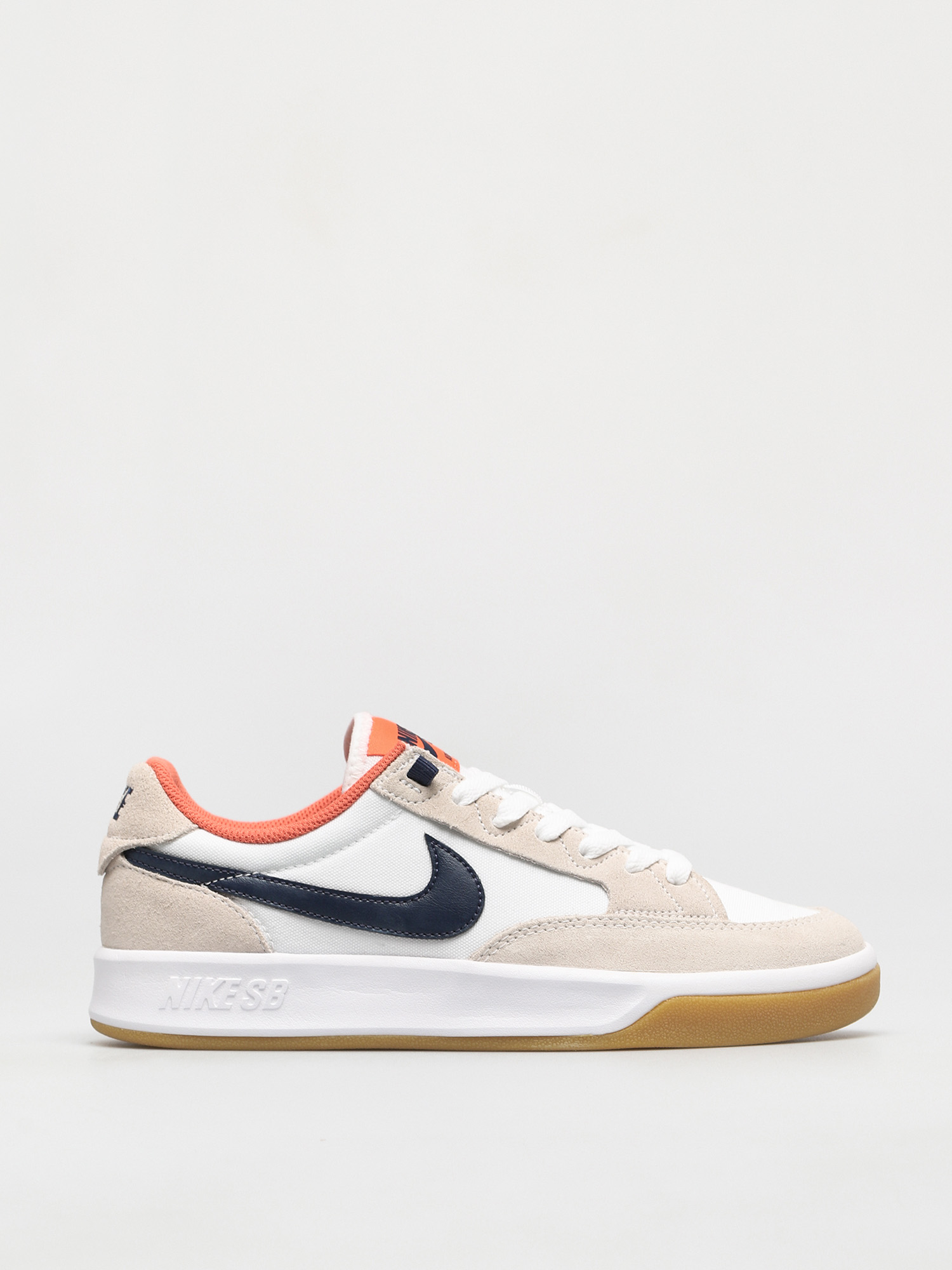 Nike SB Adversary Premium Schuhe (white/midnight navy turf orange)
