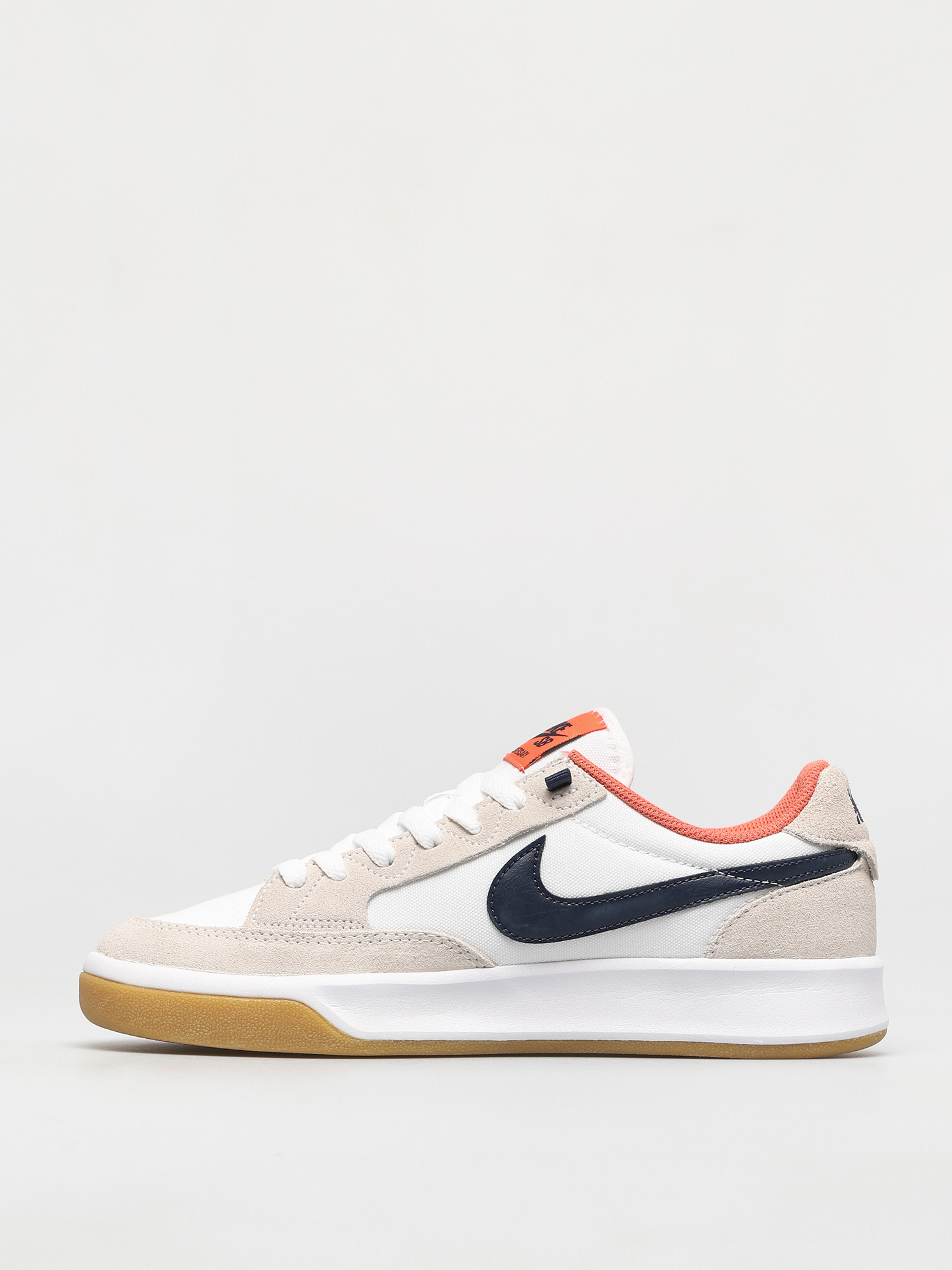 Nike SB Adversary Premium Schuhe (white/midnight navy turf orange)