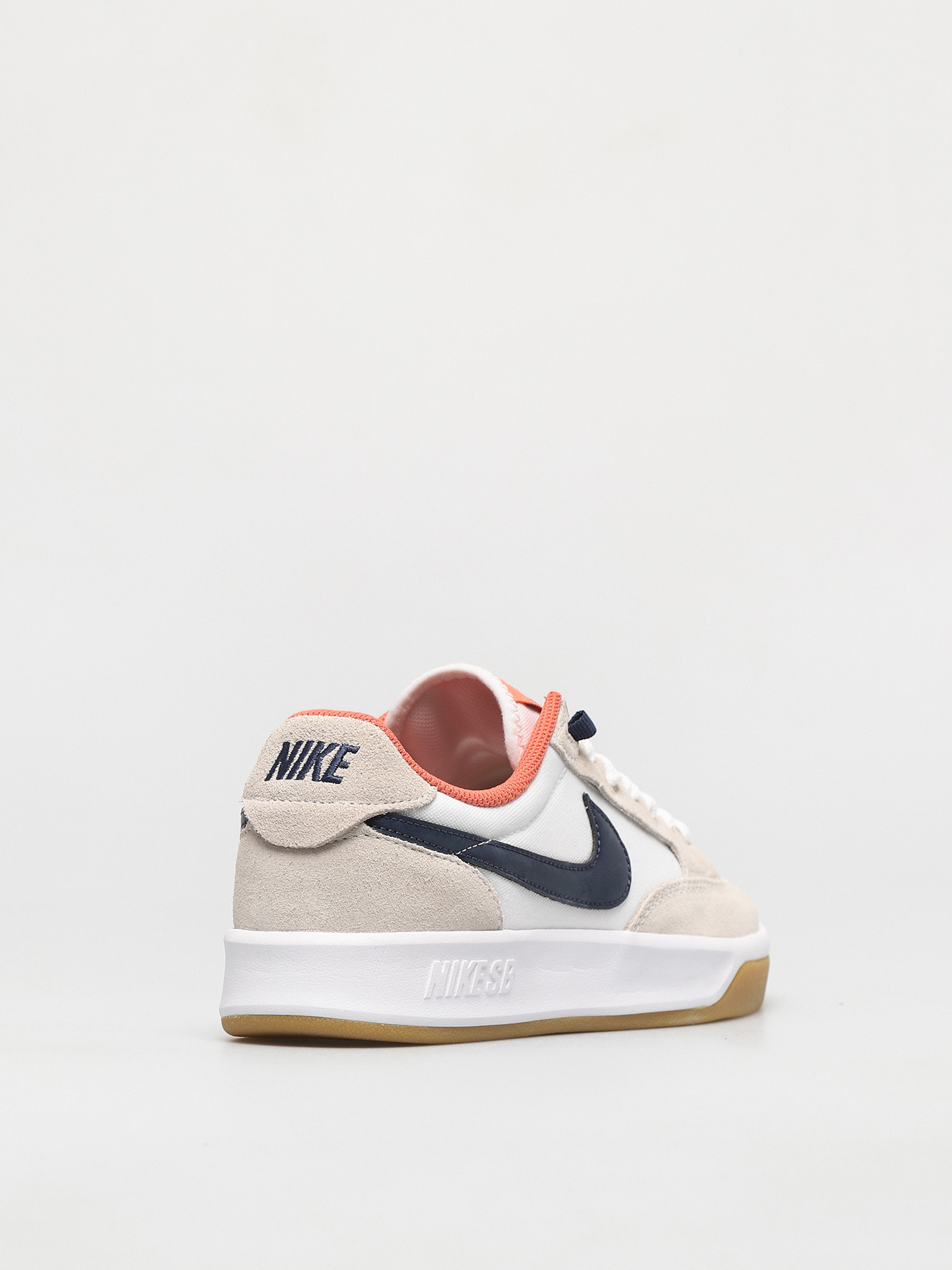 Nike SB Adversary Premium Shoes (white/midnight navy turf orange)