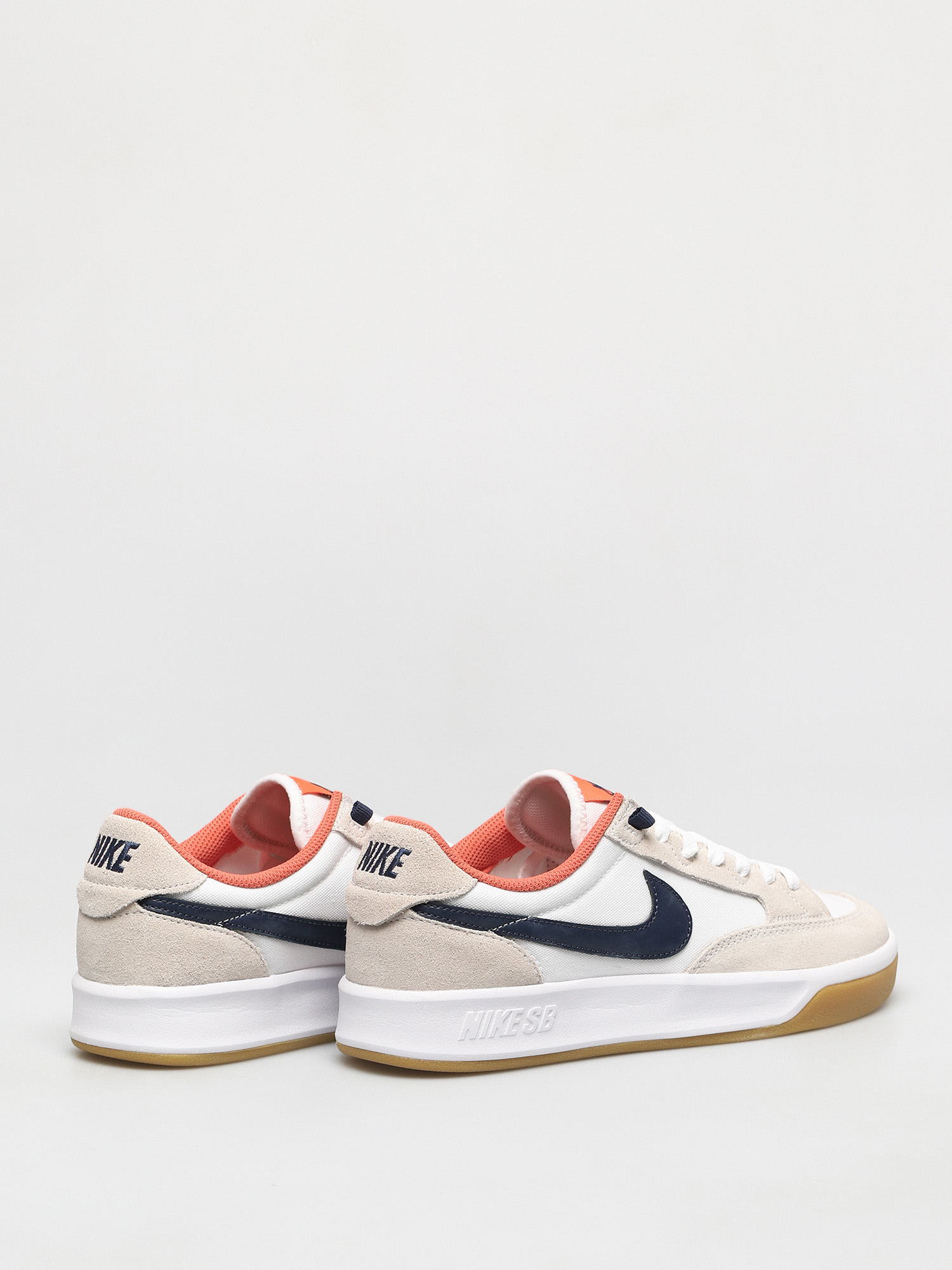 Nike SB Adversary Premium Schuhe (white/midnight navy turf orange)