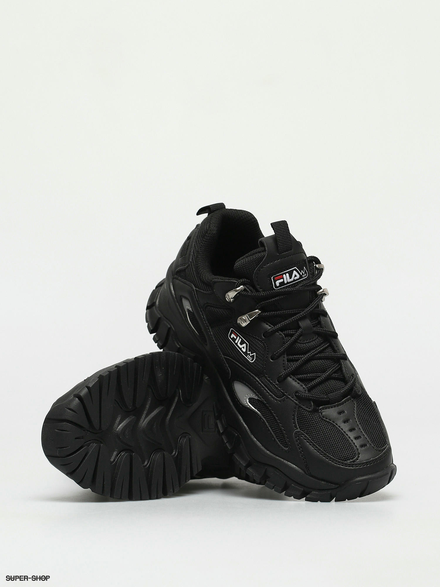 Fila ray hot sale sneakers black