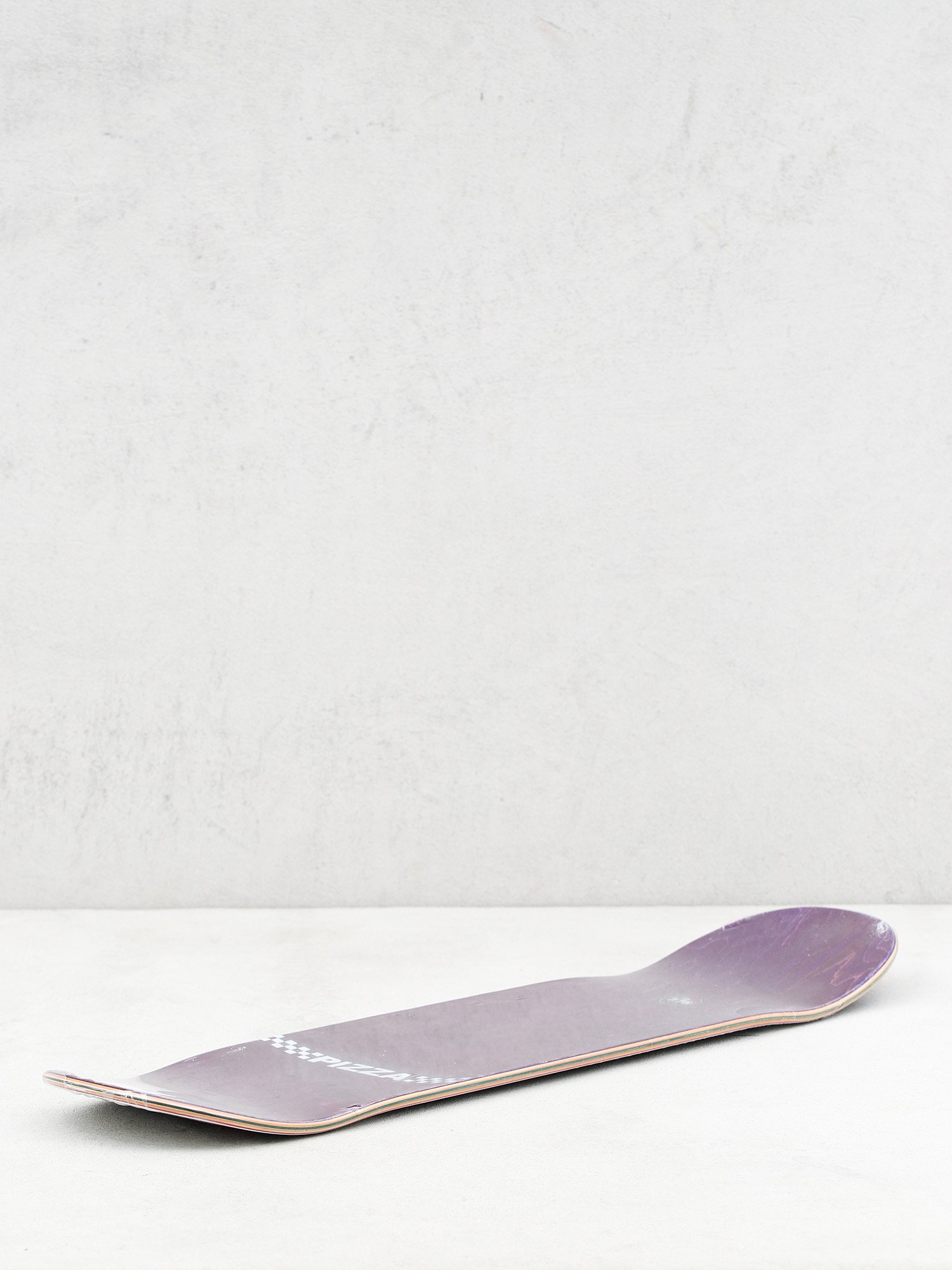 Pizza Skateboards Tri Logo Deck (white/green/red)