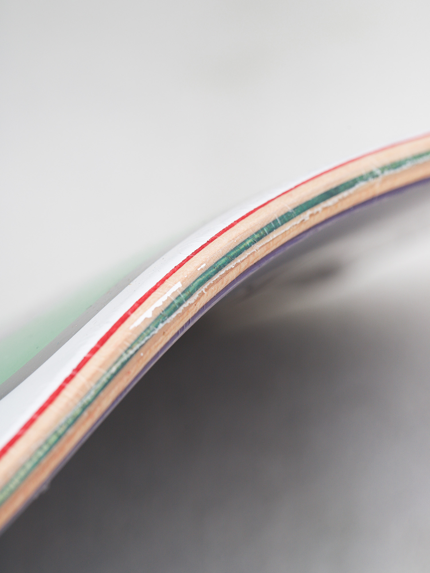 Pizza Skateboards Tri Logo Deck (white/green/red)