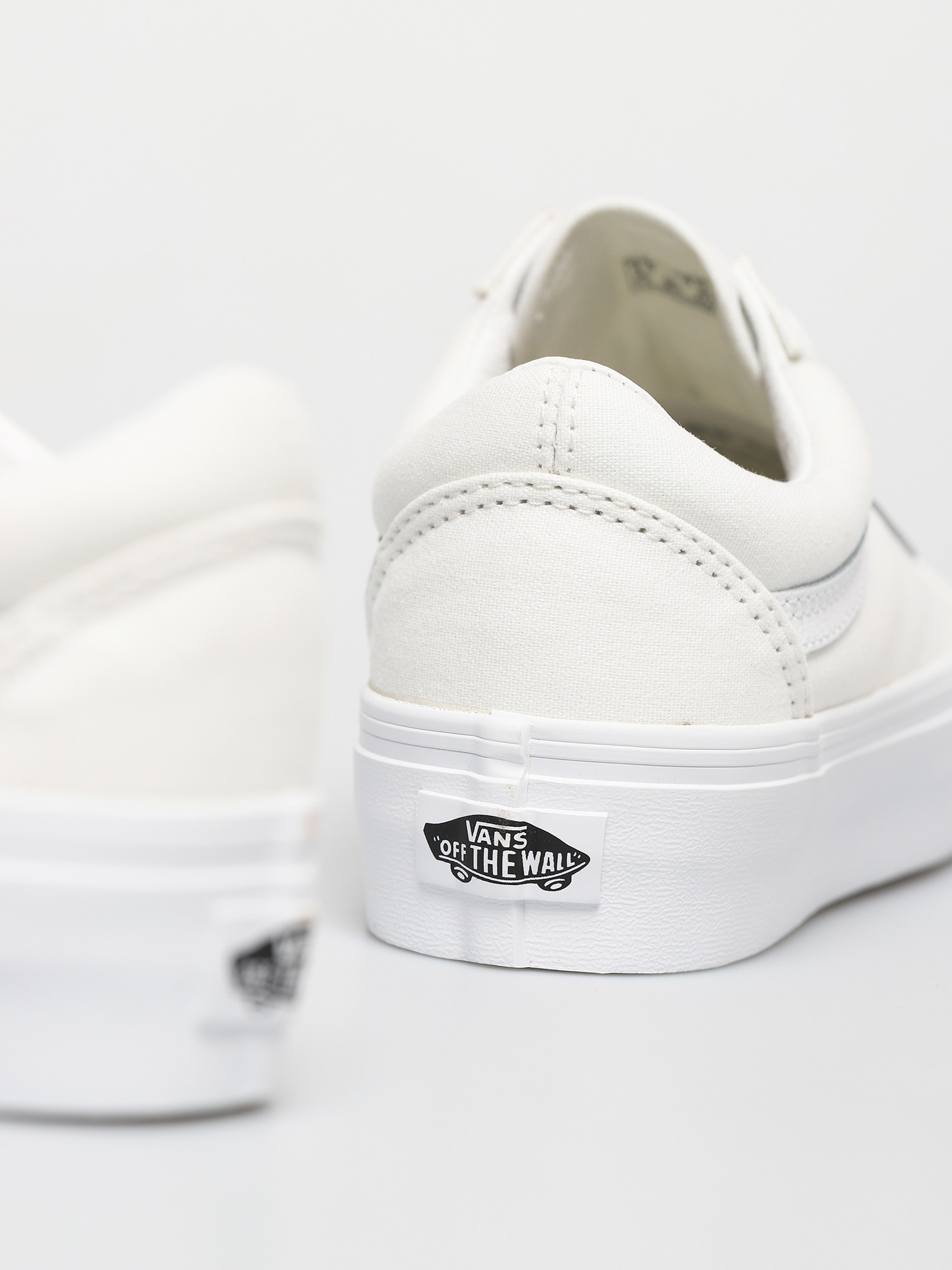 Vans Old Skool Platform Schuhe (true white)