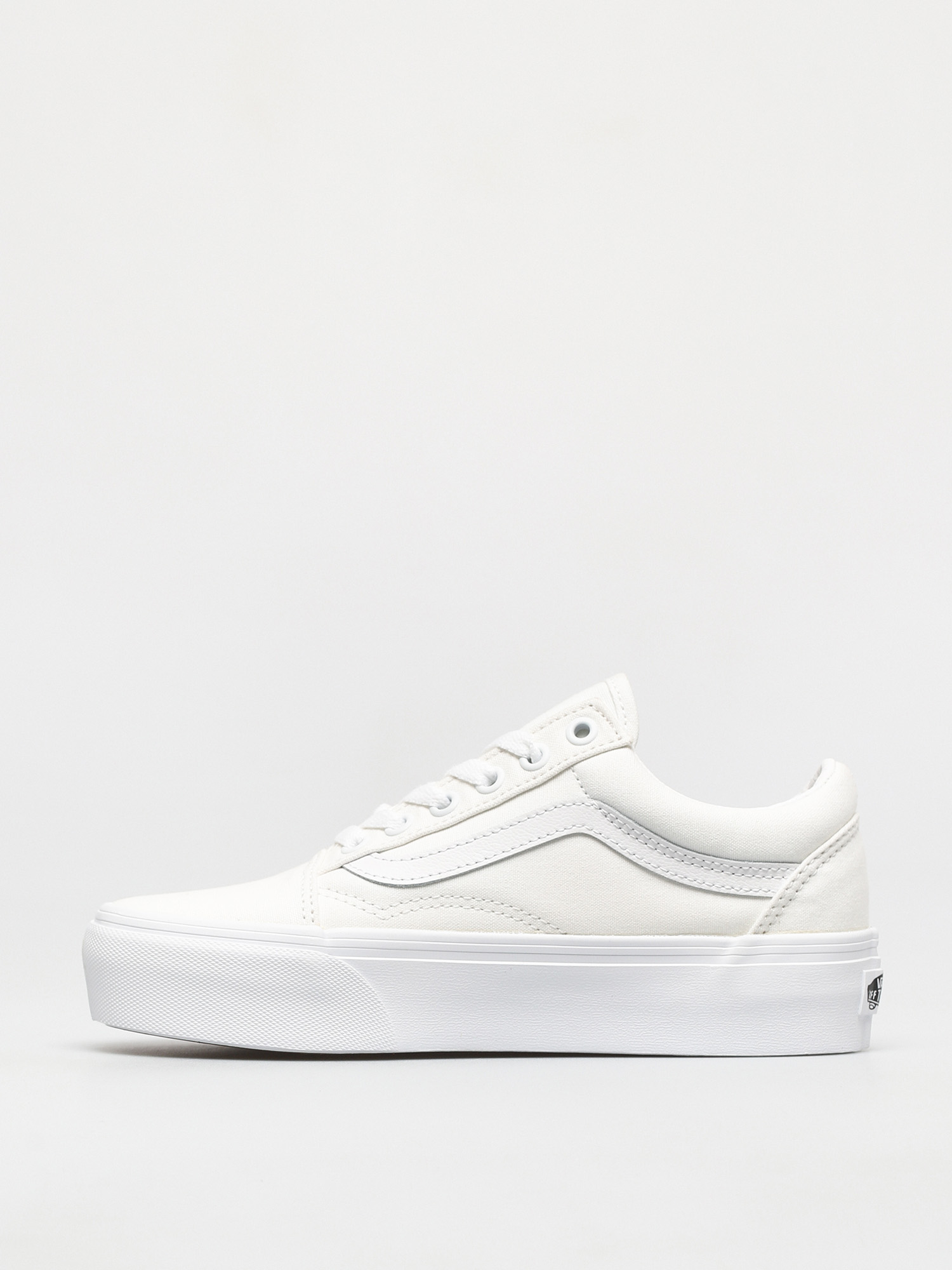 Vans Old Skool Platform Shoes (true white)