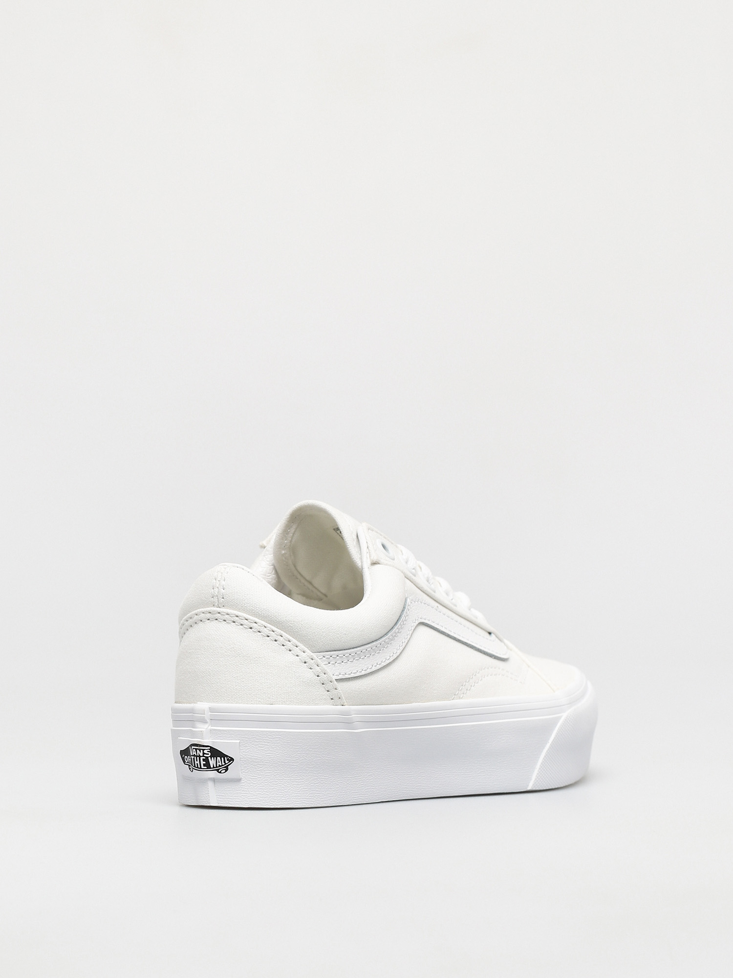 Vans platform white outlet leather