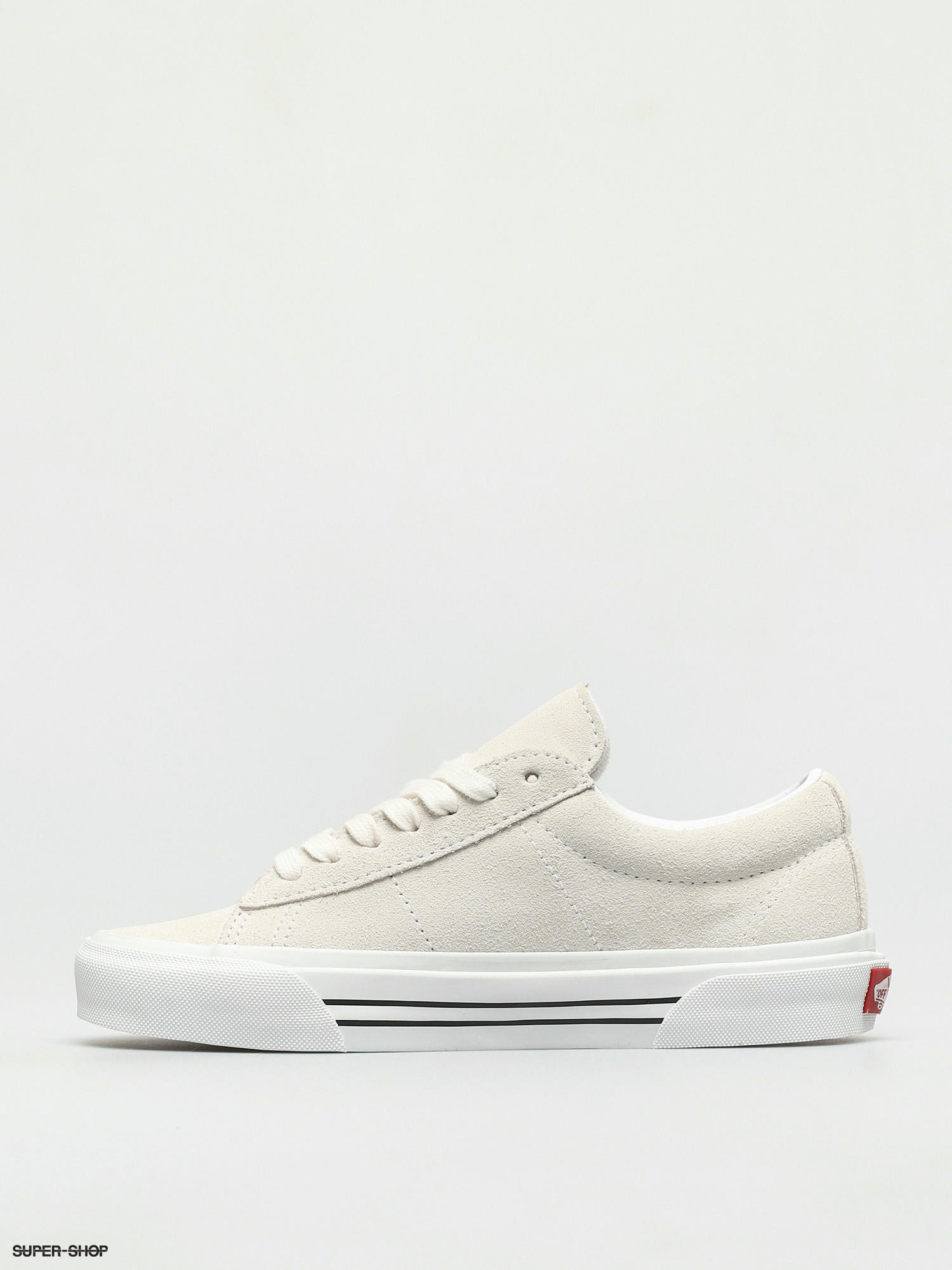 vans sid suede true white