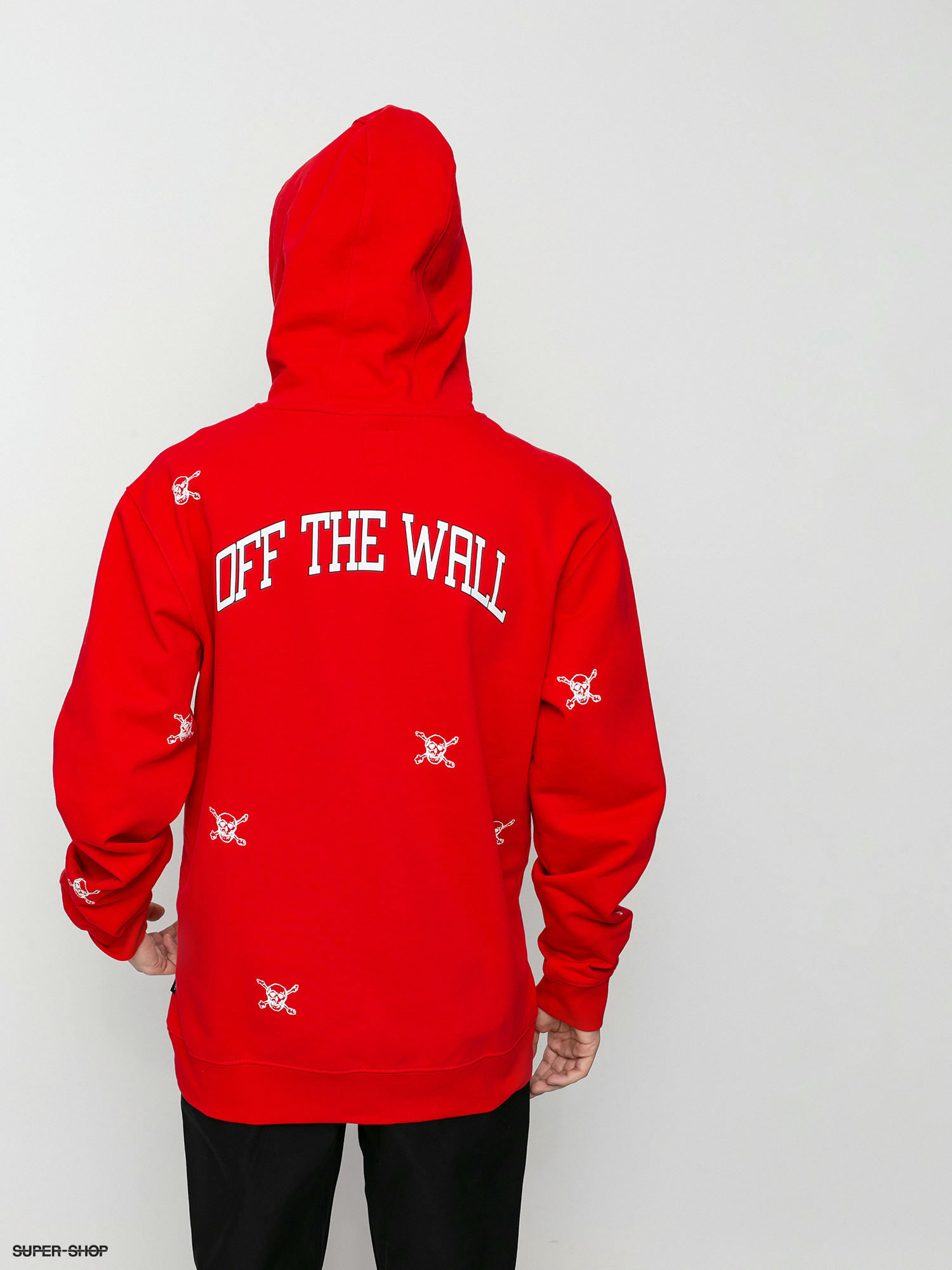 Vans New Varsity Hd Hoodie High Risk Red