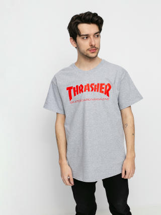 Thrasher T-shirt Skate Mag (grey/red)