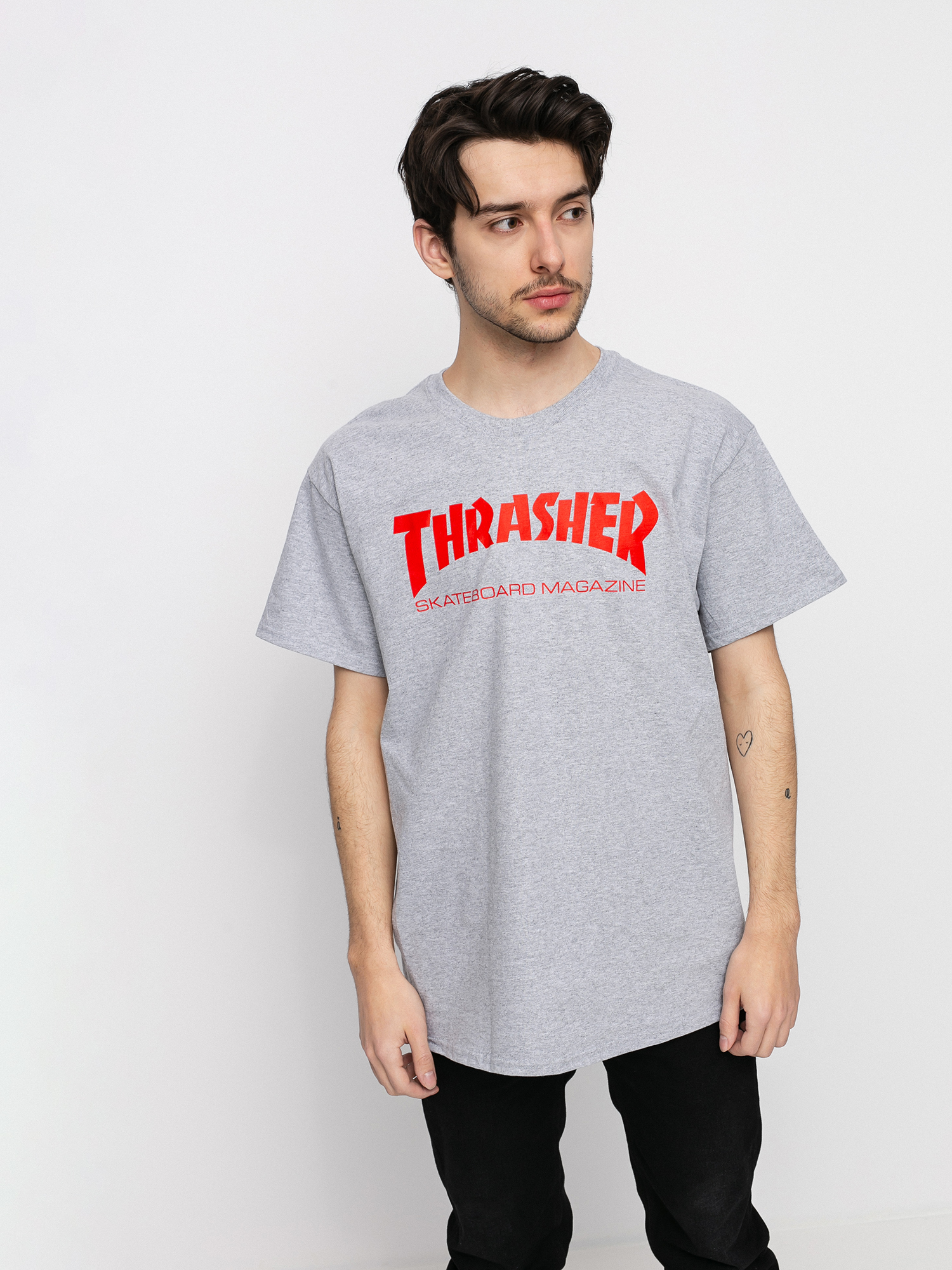 Thrasher T-Shirt Skate Mag (grey/red)