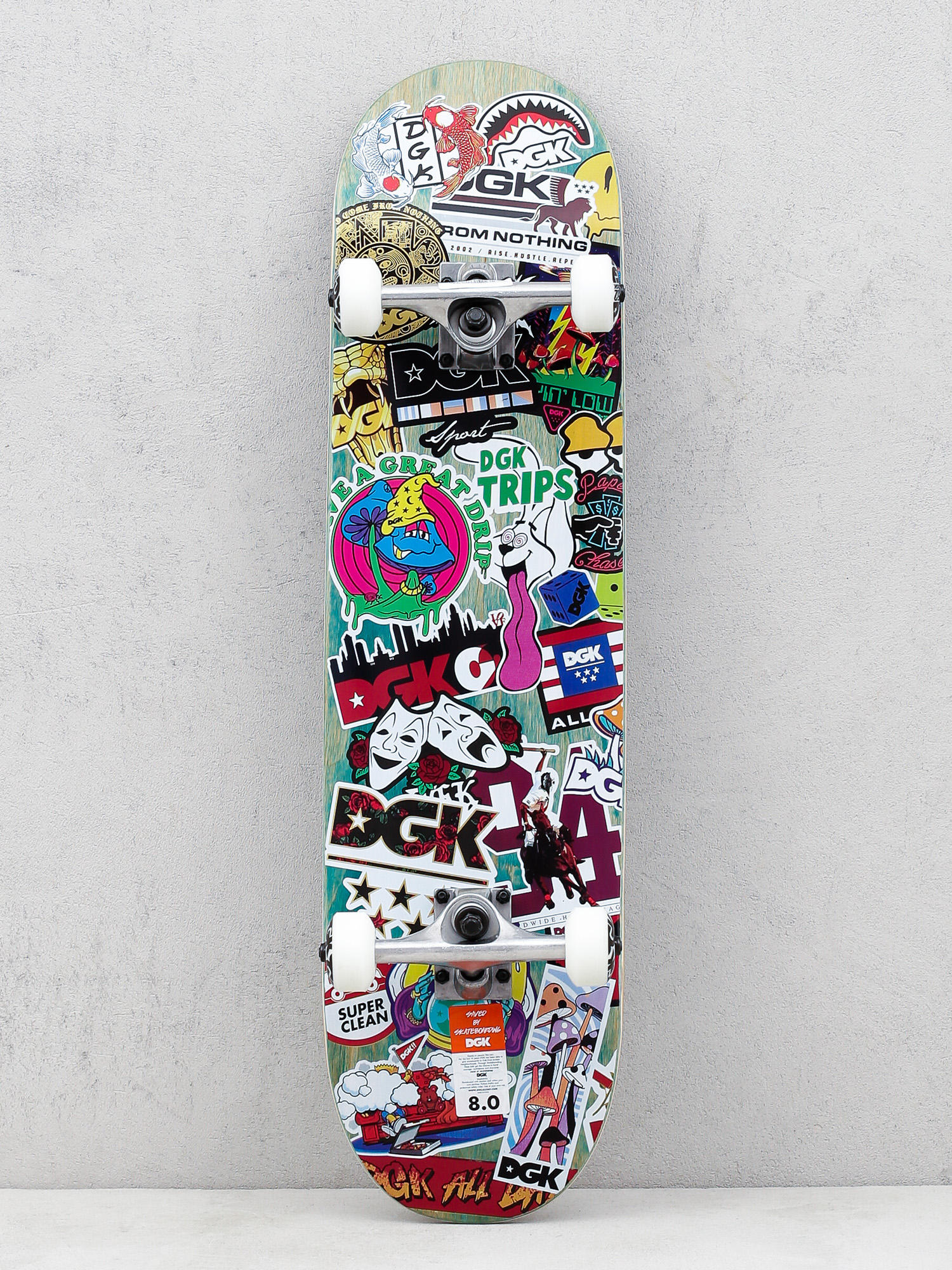 DGK Stix Skateboard (green/multi)