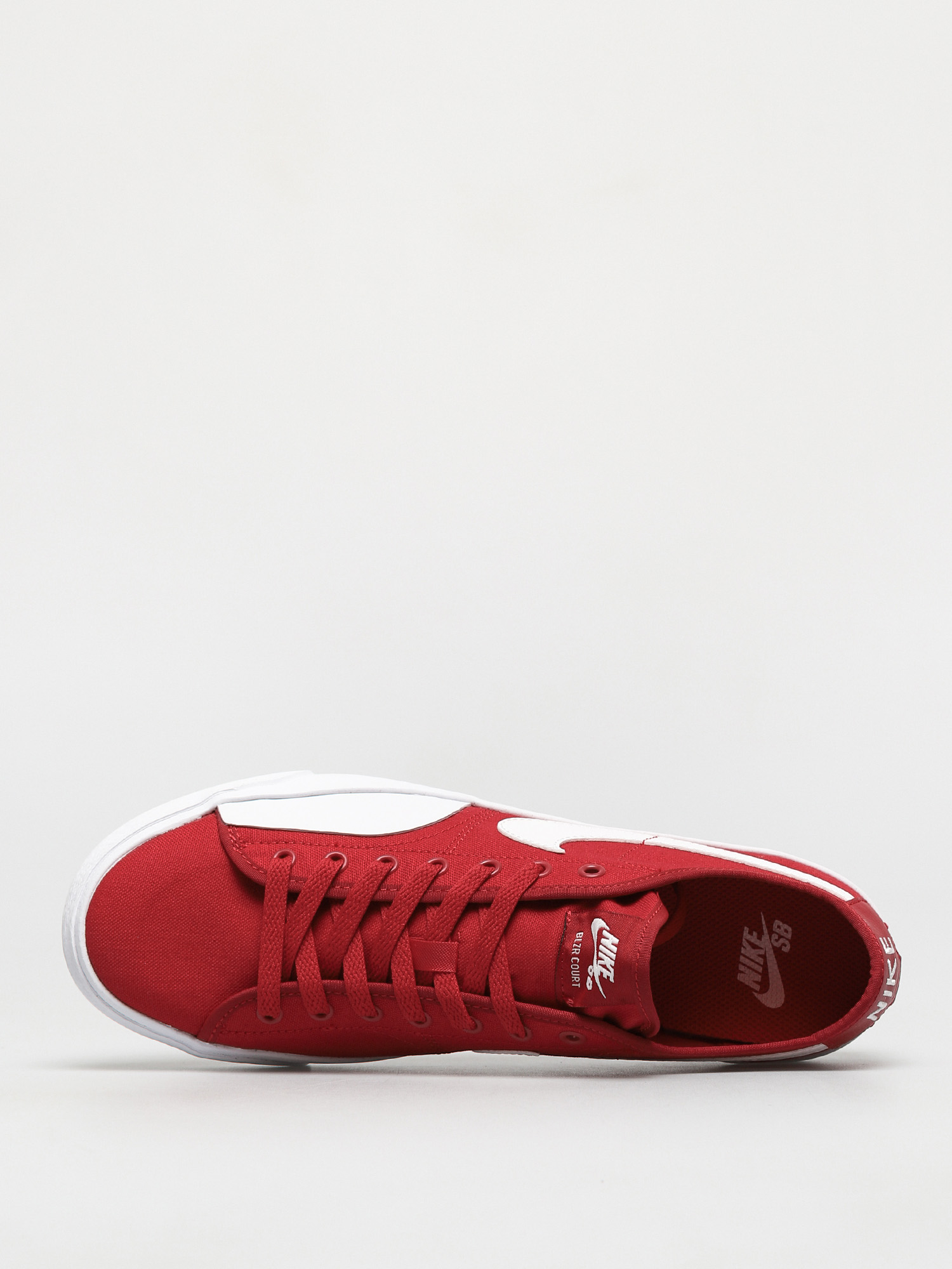 Nike SB Blazer Court Schuhe (gym red/white gym red gum light brown)