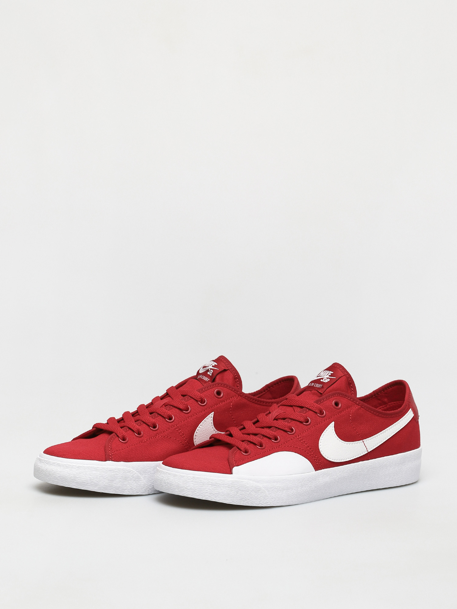 Nike SB Blazer Court Schuhe (gym red/white gym red gum light brown)