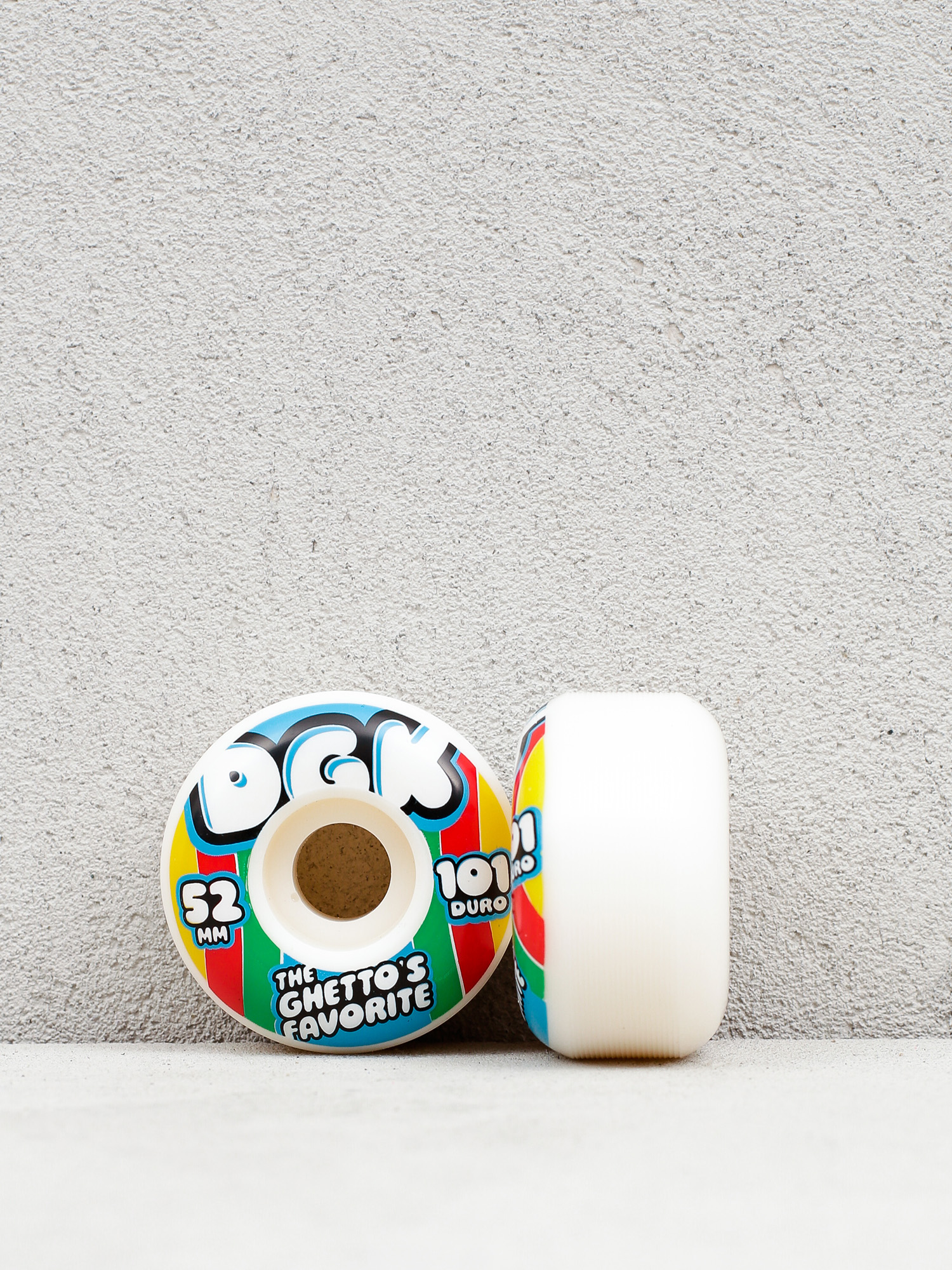 DGK Puff Wheels (white/multi)