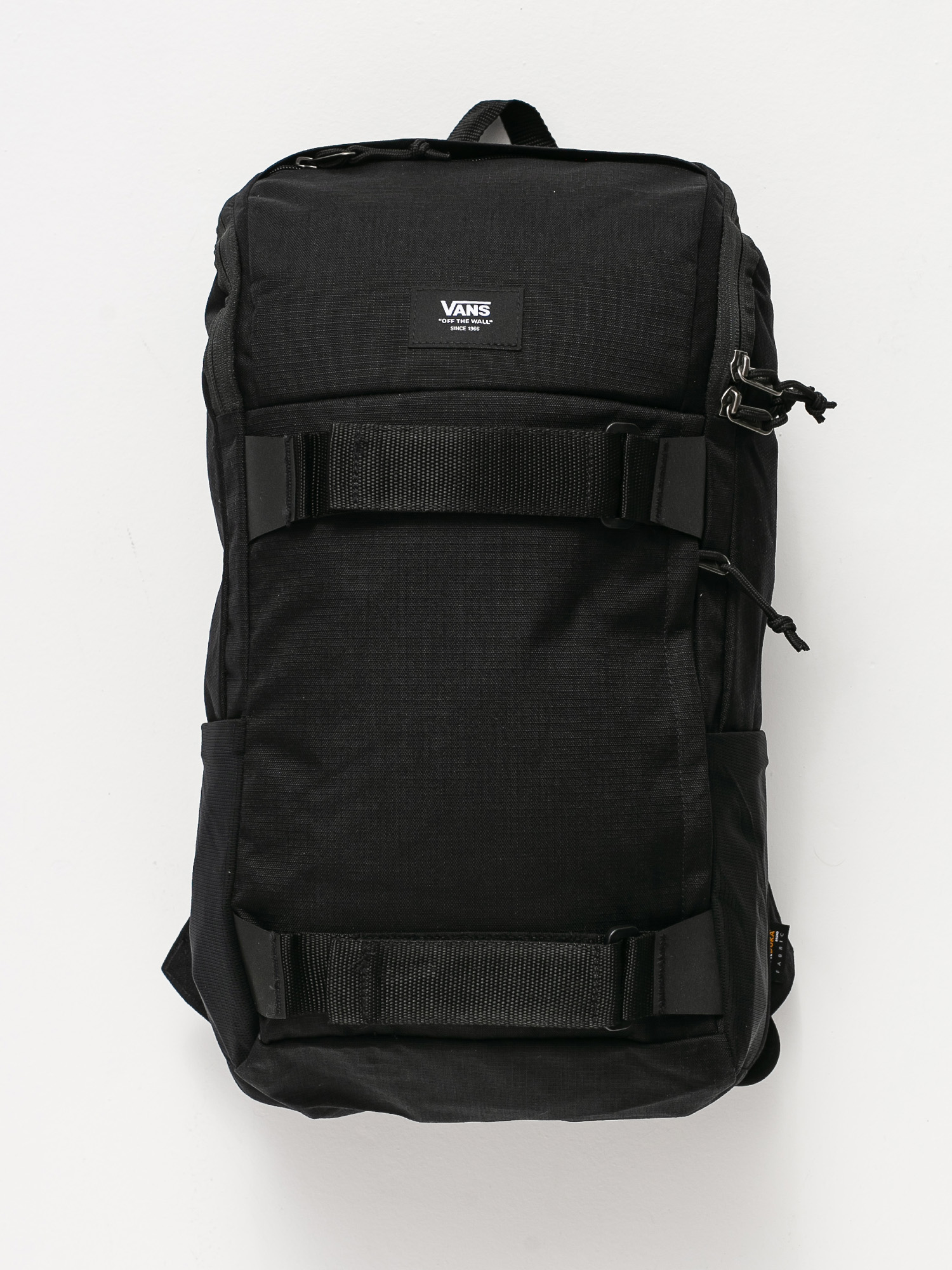 Vans off the 2025 wall black backpack