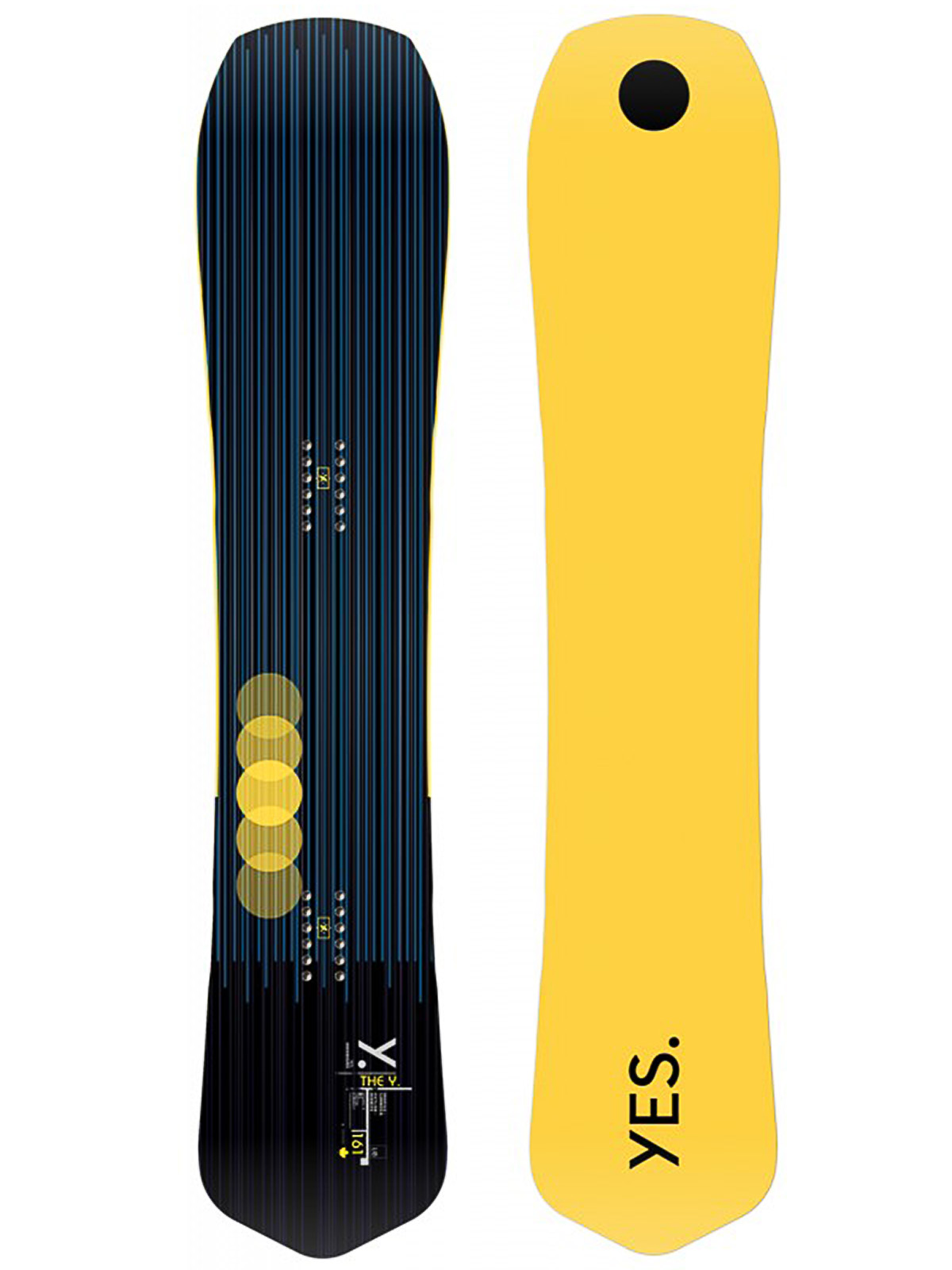 Mens Yes The Y Snowboard (yellow/black)