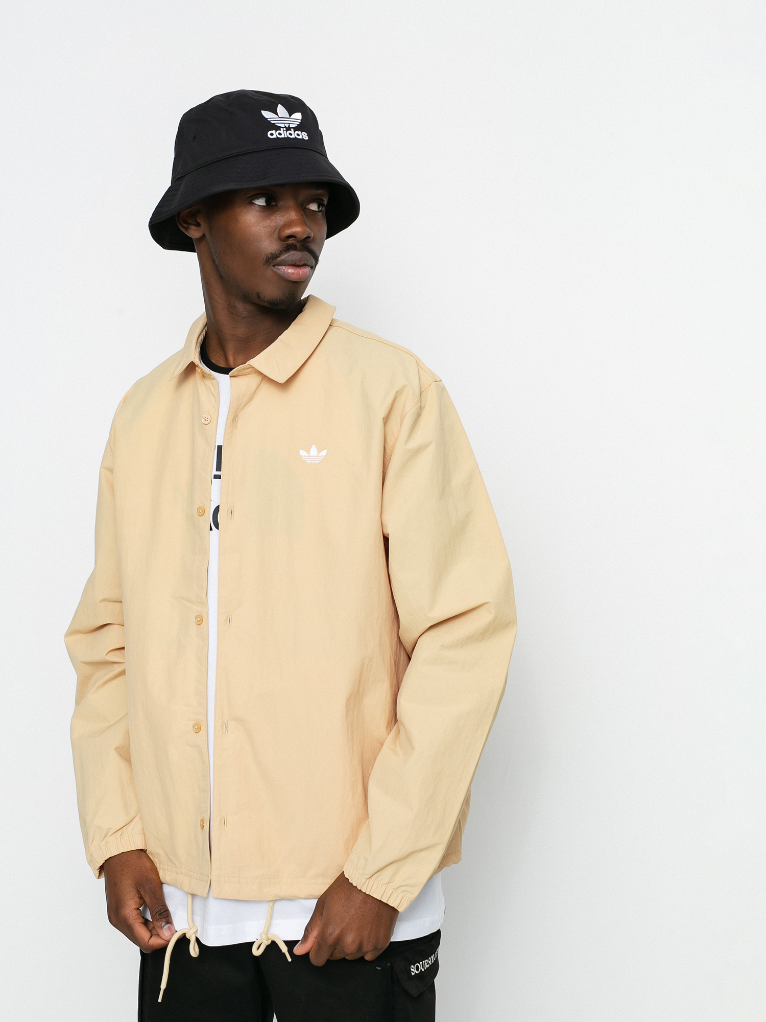 adidas Coach Shirt (hazbei/white)