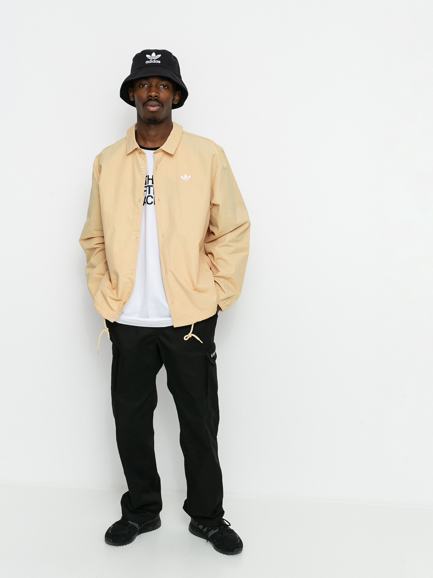 adidas Coach Shirt (hazbei/white)