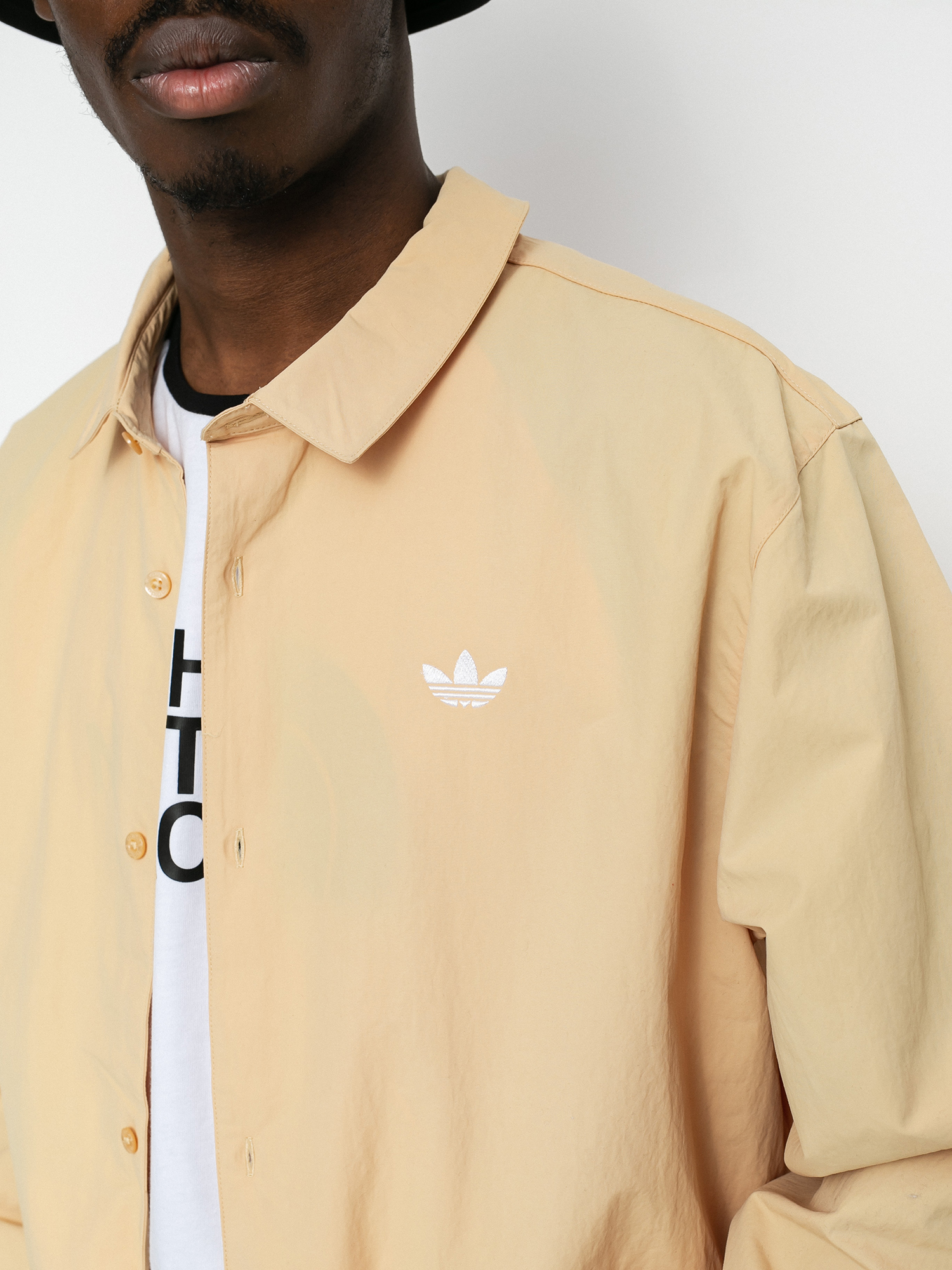 adidas Coach Shirt (hazbei/white)