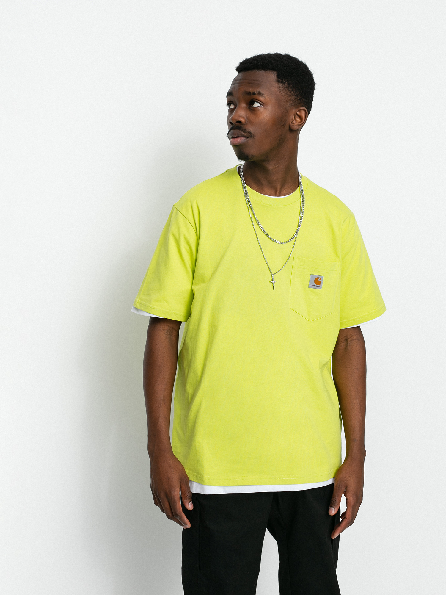 Carhartt WIP Pocket T-shirt (limeade)