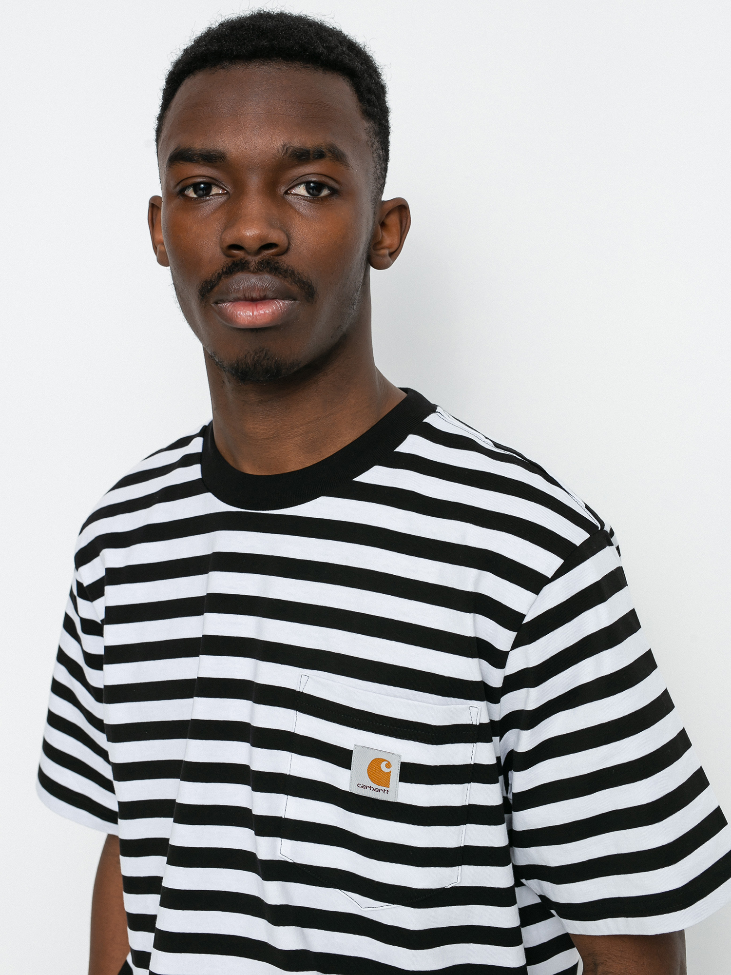 Carhartt WIP Scotty Pocket T-shirt (scotty stripe black/white)