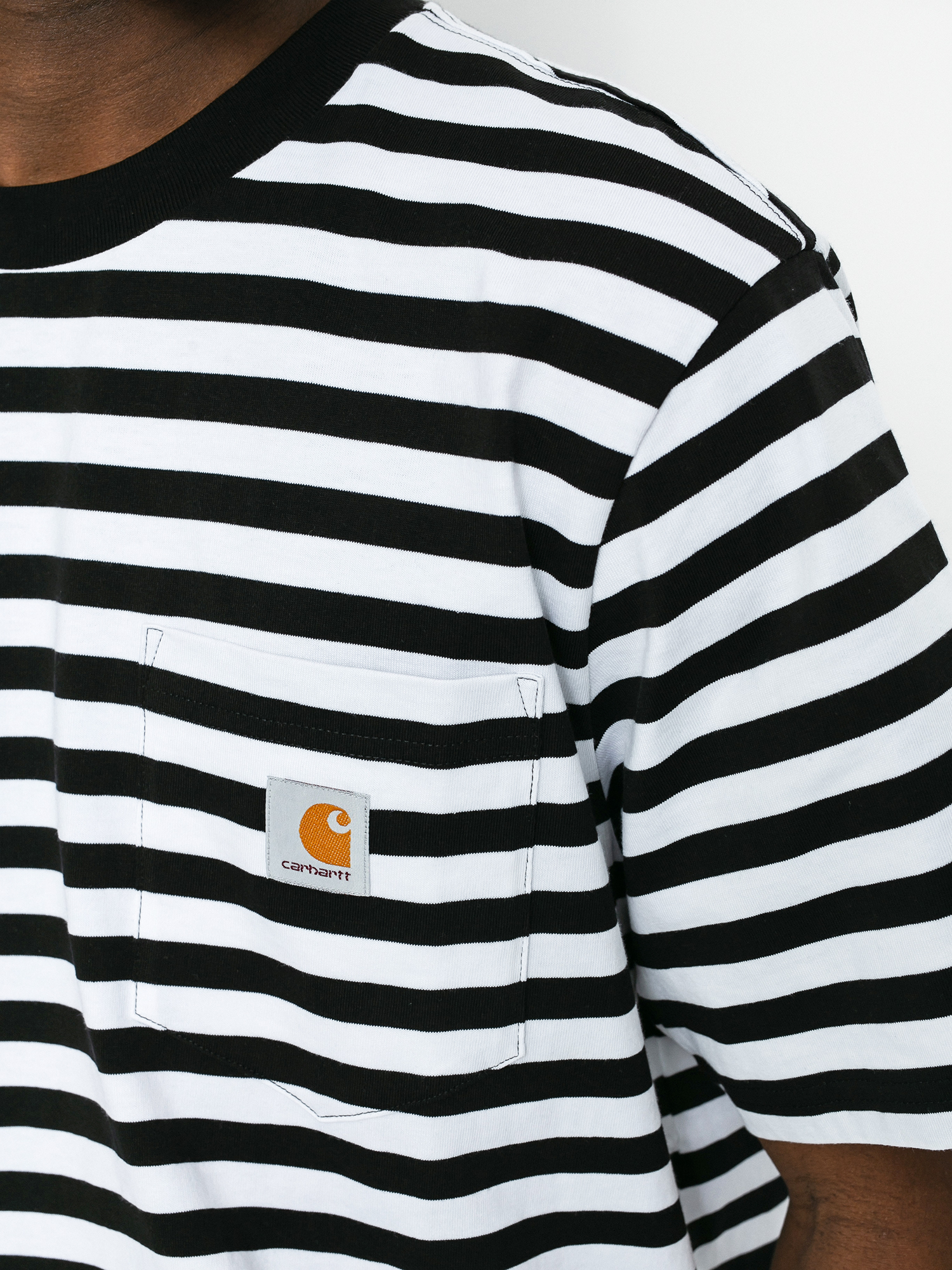 Carhartt WIP Scotty Pocket T-shirt (scotty stripe black/white)