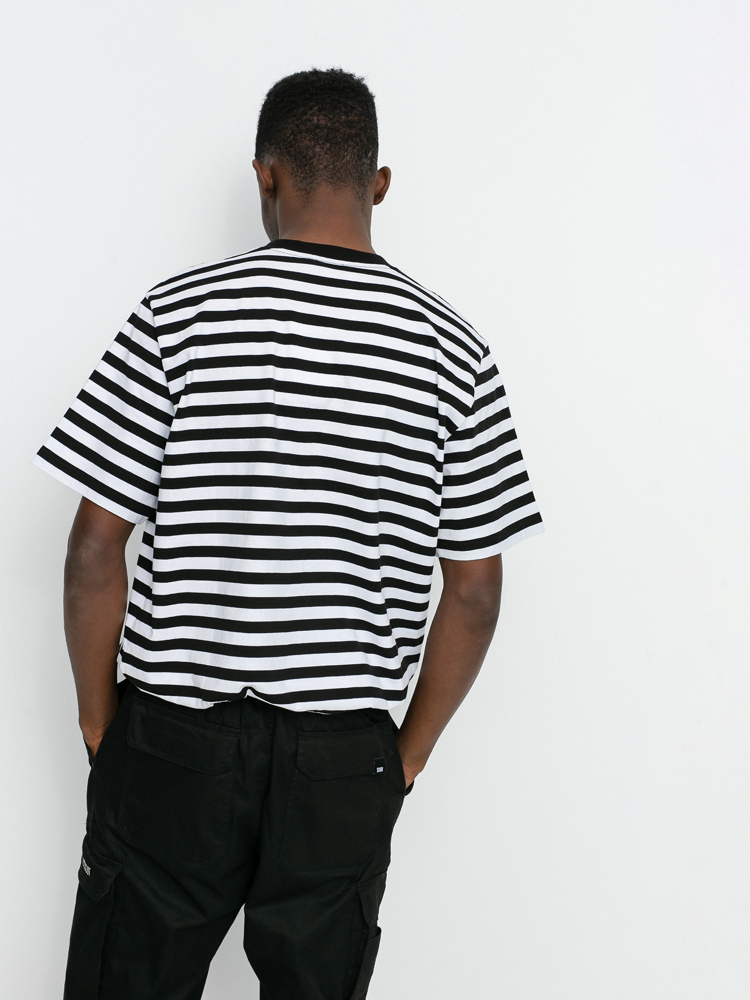 Carhartt WIP Scotty Pocket T-shirt (scotty stripe black/white)