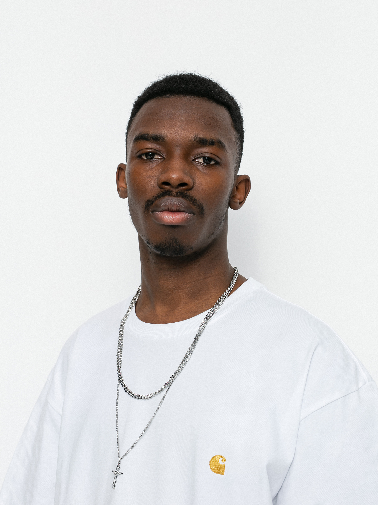 Carhartt T-shirt Chase (white/gold)