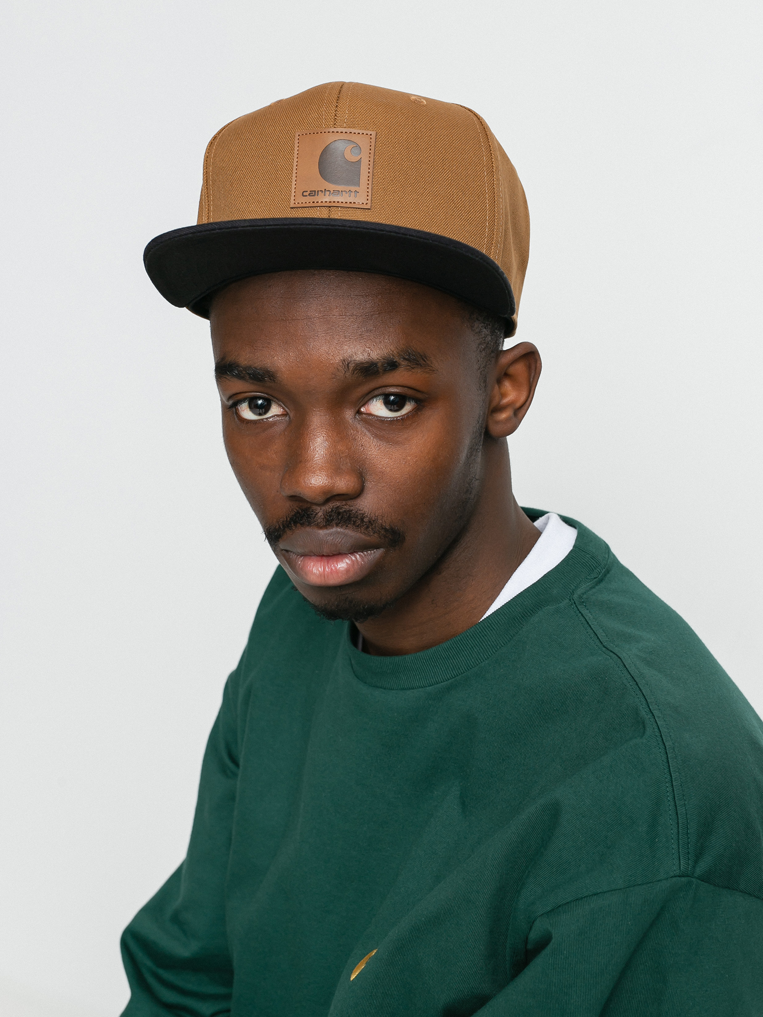 Carhartt WIP Logo ZD Cap (hamilton brown/black)