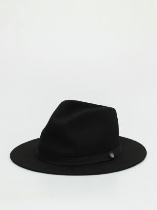 Brixton Messer Packable Fedora Hat (black/black)