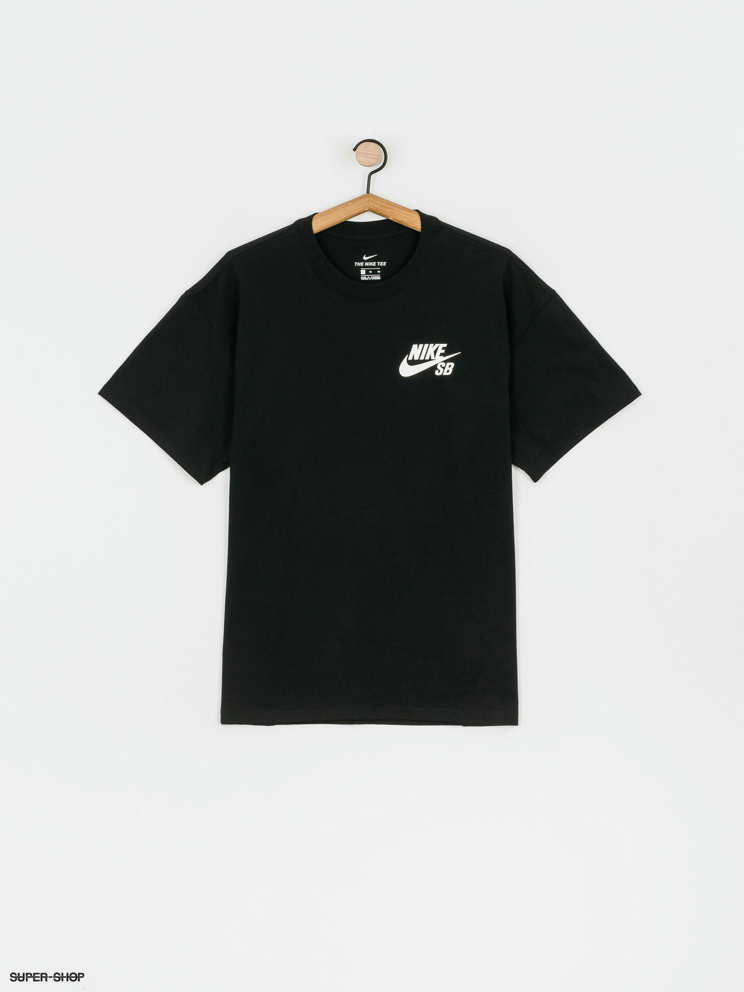 Nike SB Left Chest Script T-shirt (black/white)
