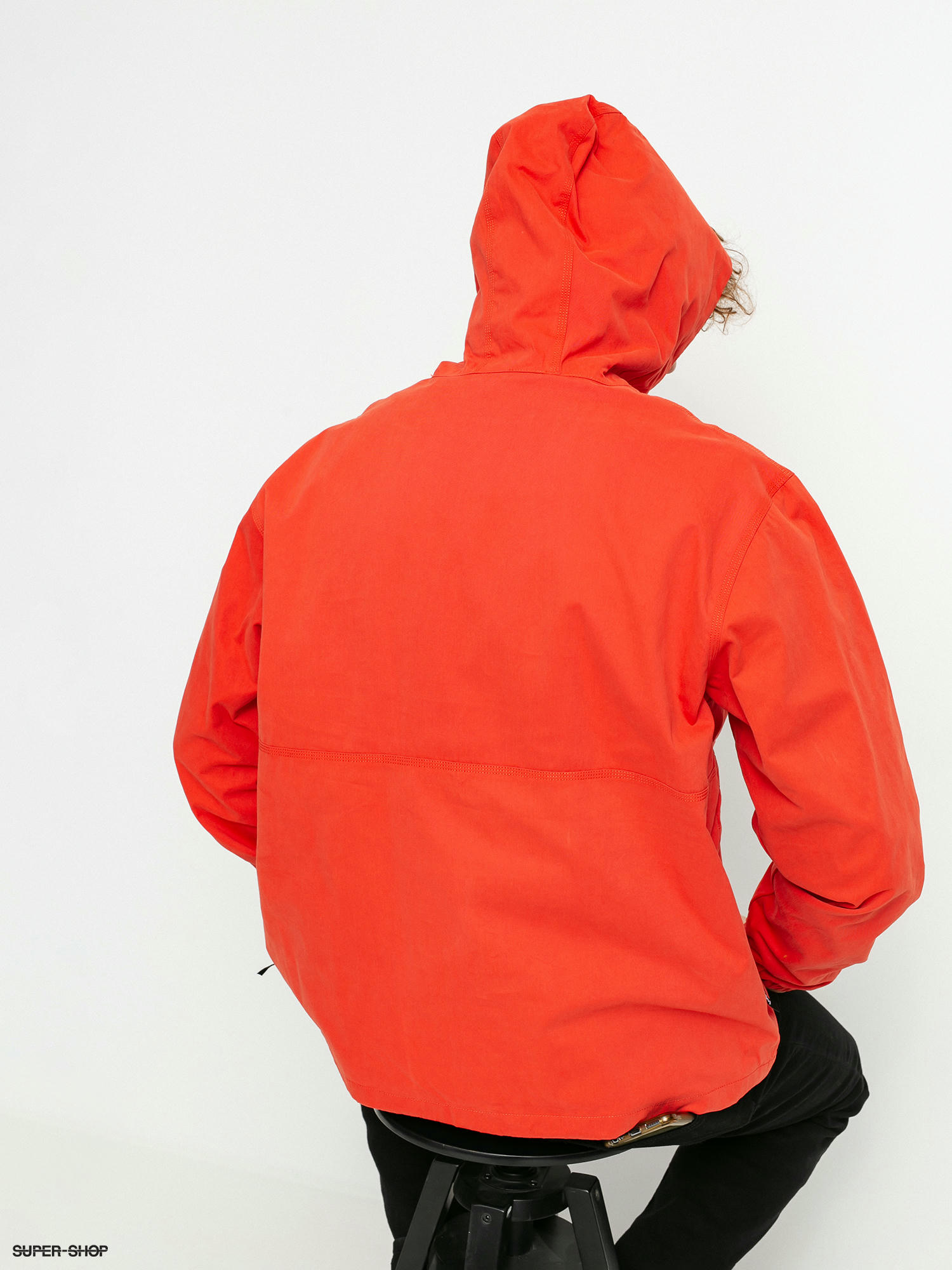 Stussy Big Pocket Anorak Jacket (red)