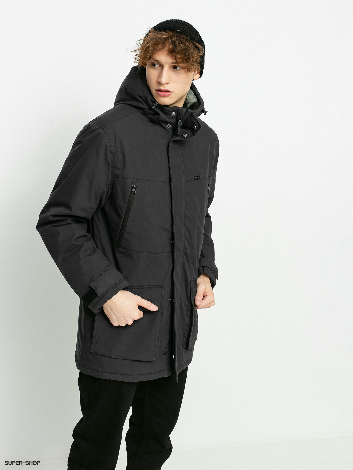 RVCA Patrol Parka 2 Jacket (rvca black)