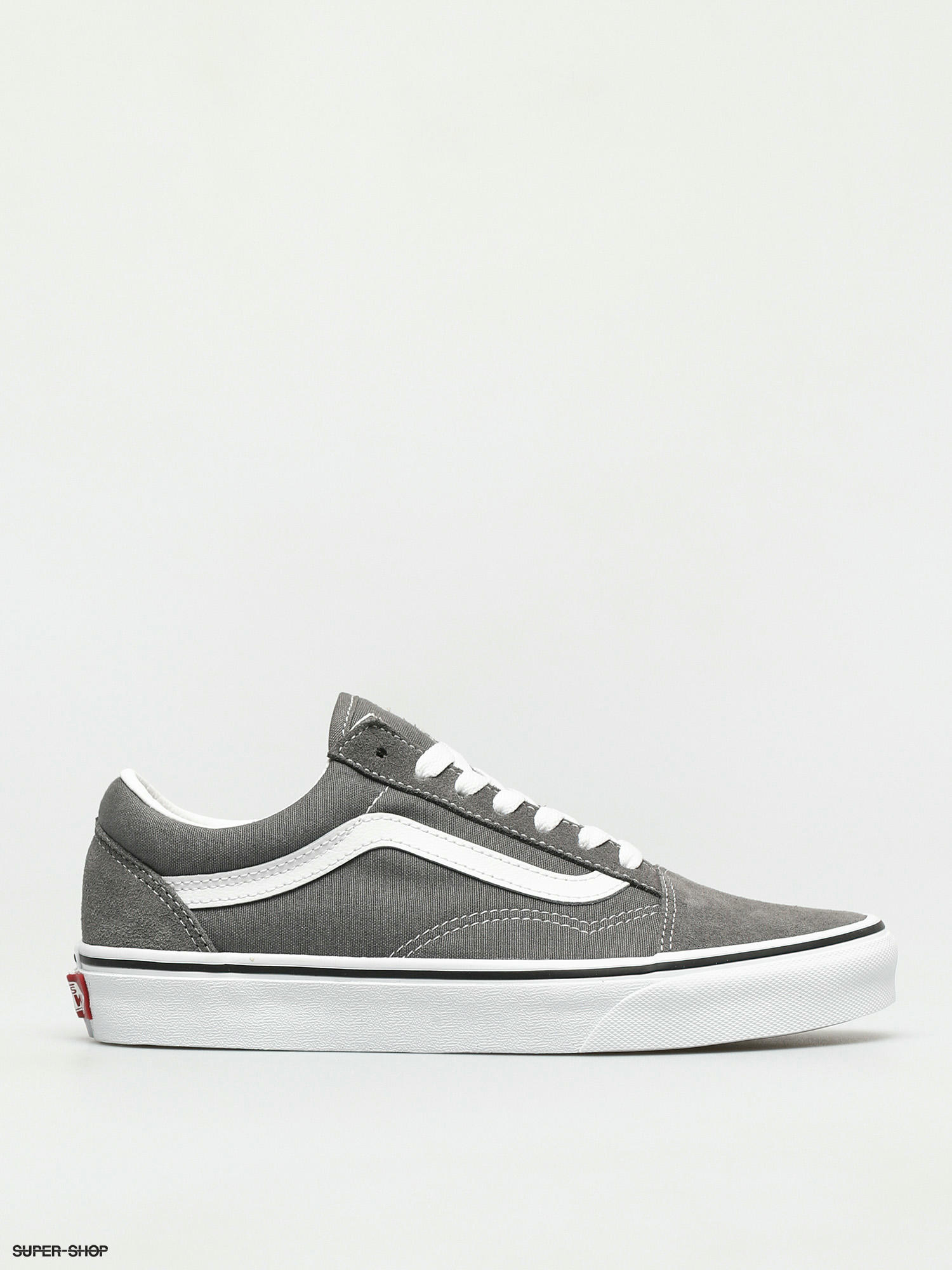 Pewter white hot sale vans