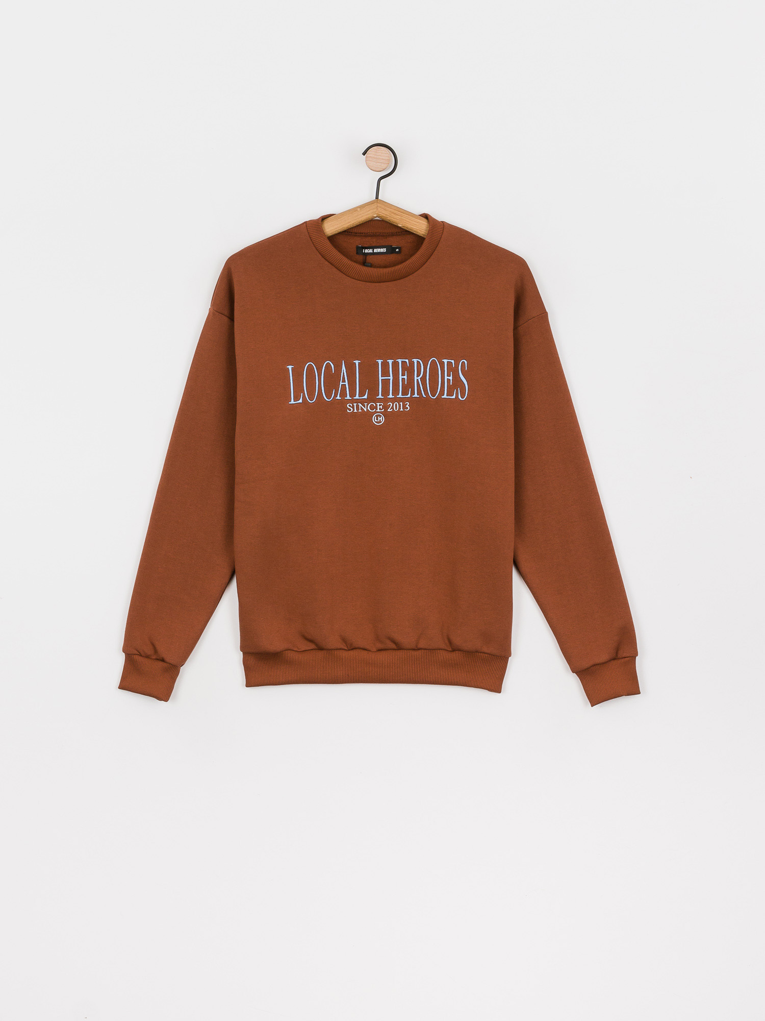 chocolate brown sweatshirt