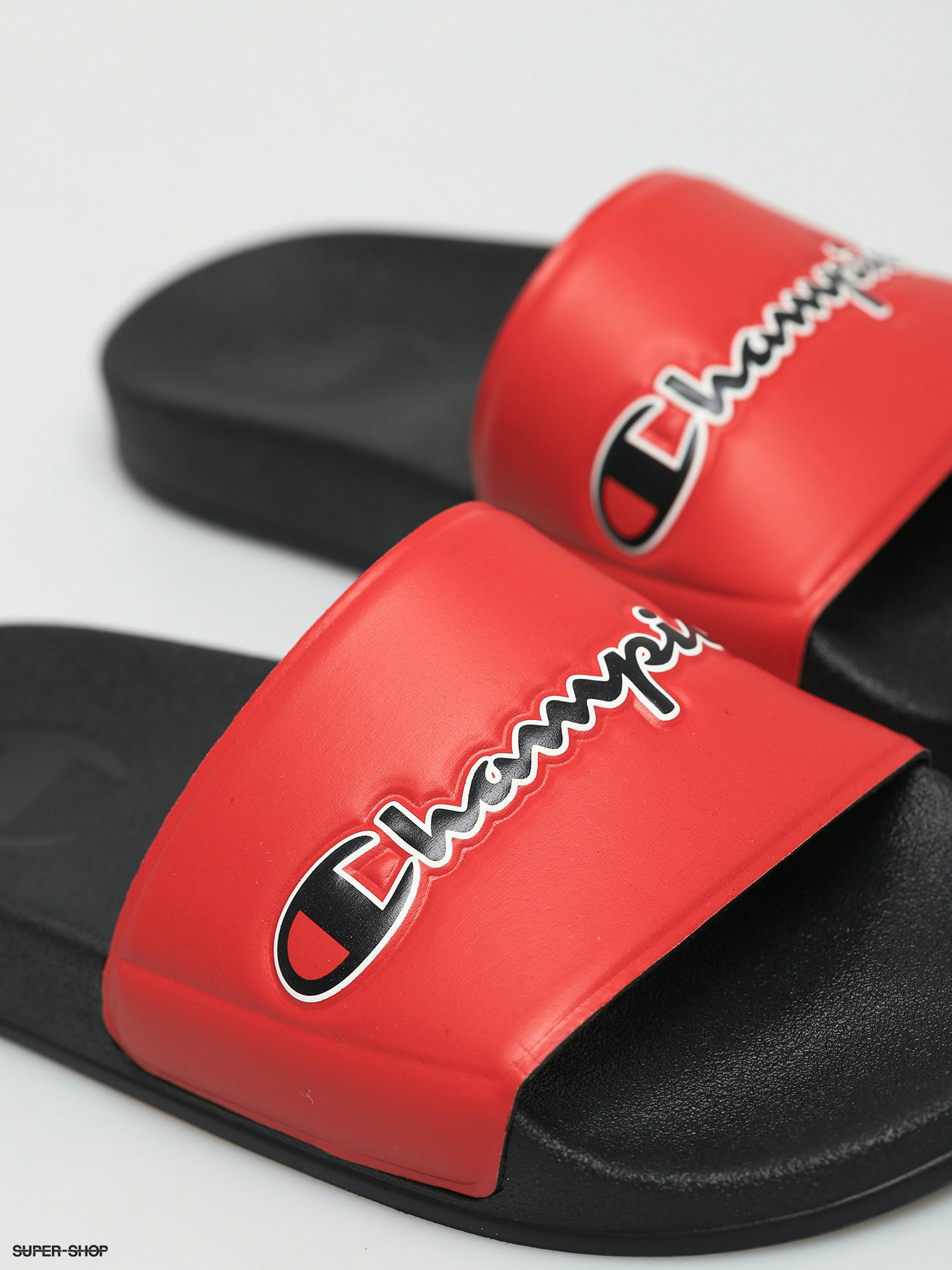 champion flip flops red