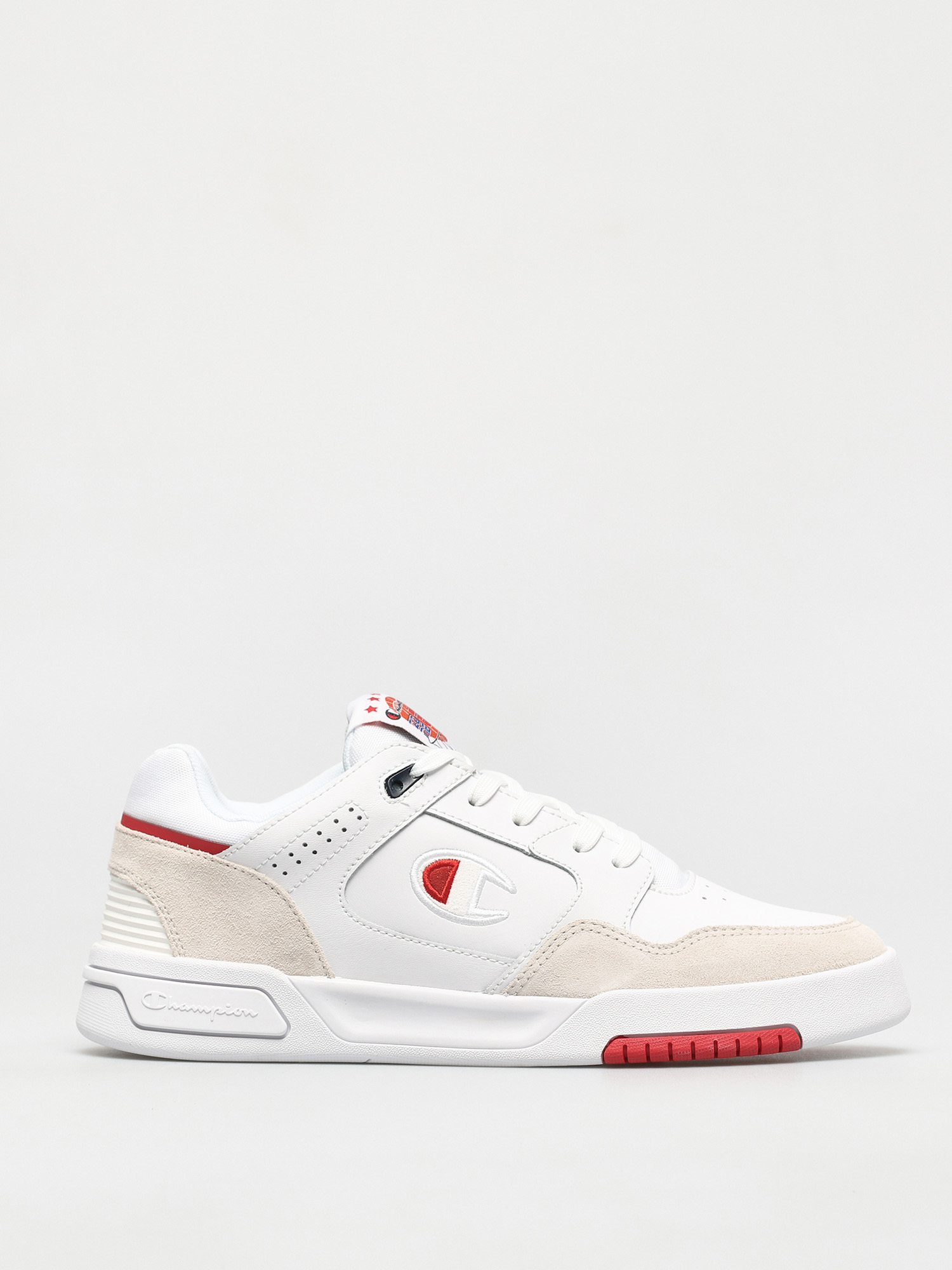 Champion Low Cut Classic Z80 Low S21647 Shoes (wht/red)
