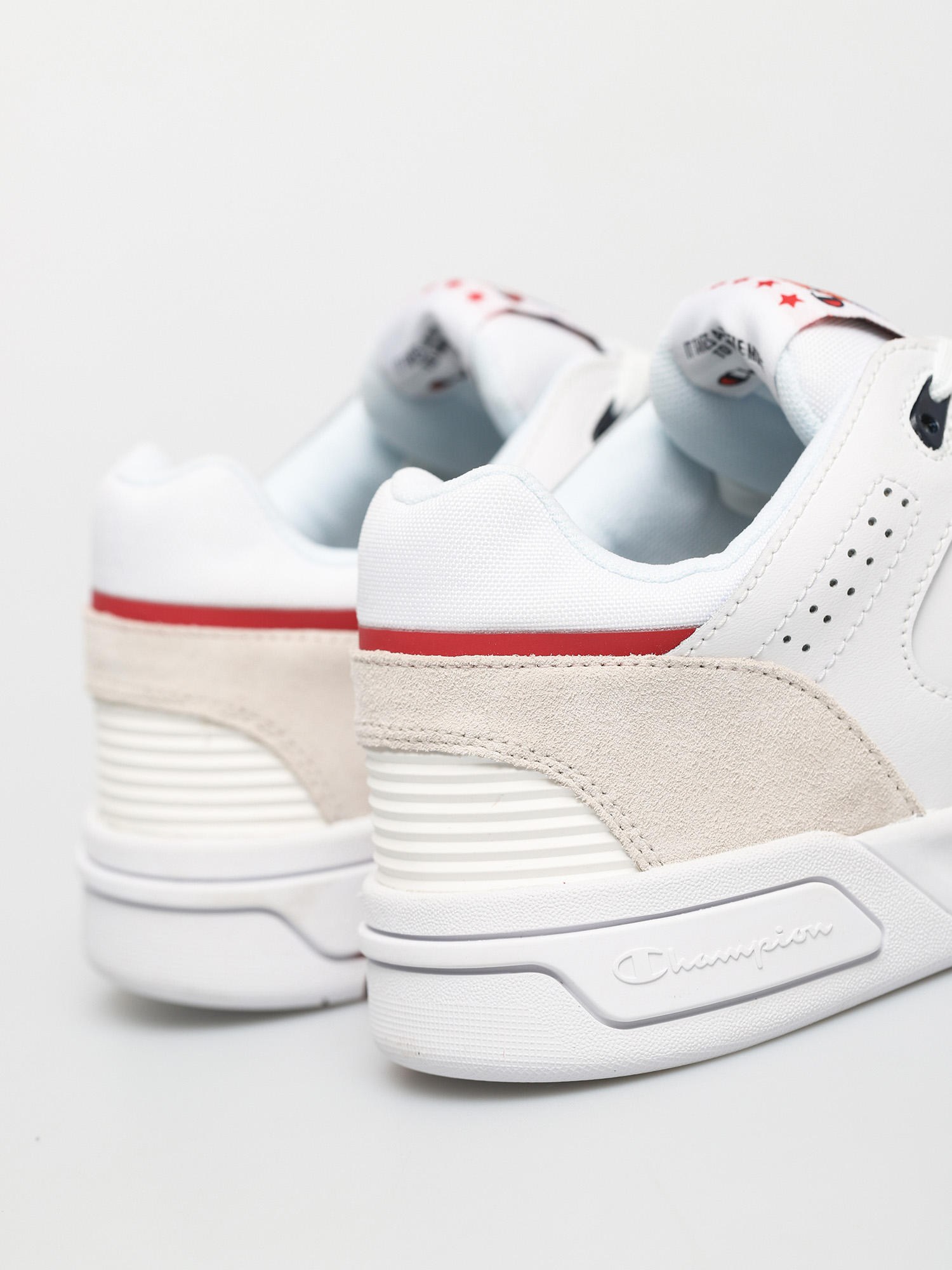 Champion Low Cut Classic Z80 Low S21647 Shoes (wht/red)