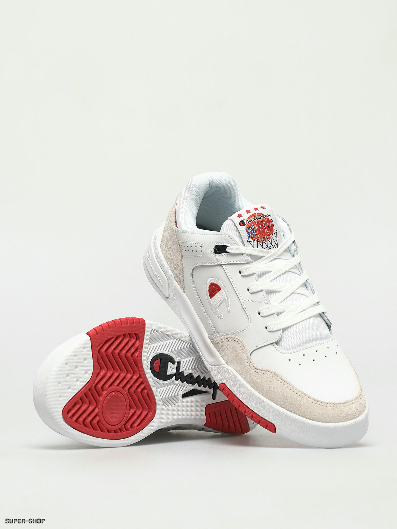 Red and sale white champion shoes