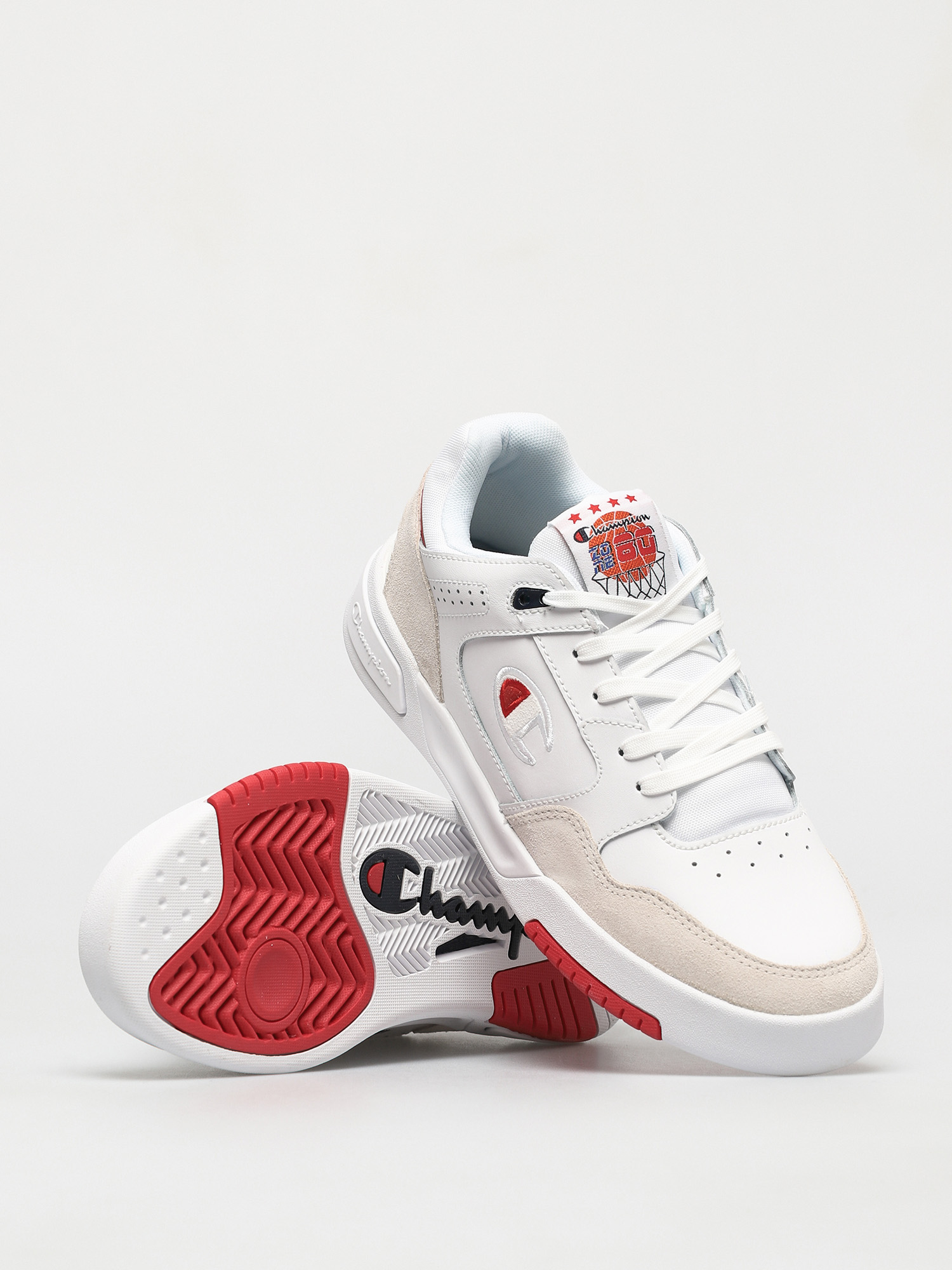 Champion Low Cut Classic Z80 Low S21647 Shoes white (wht/red)