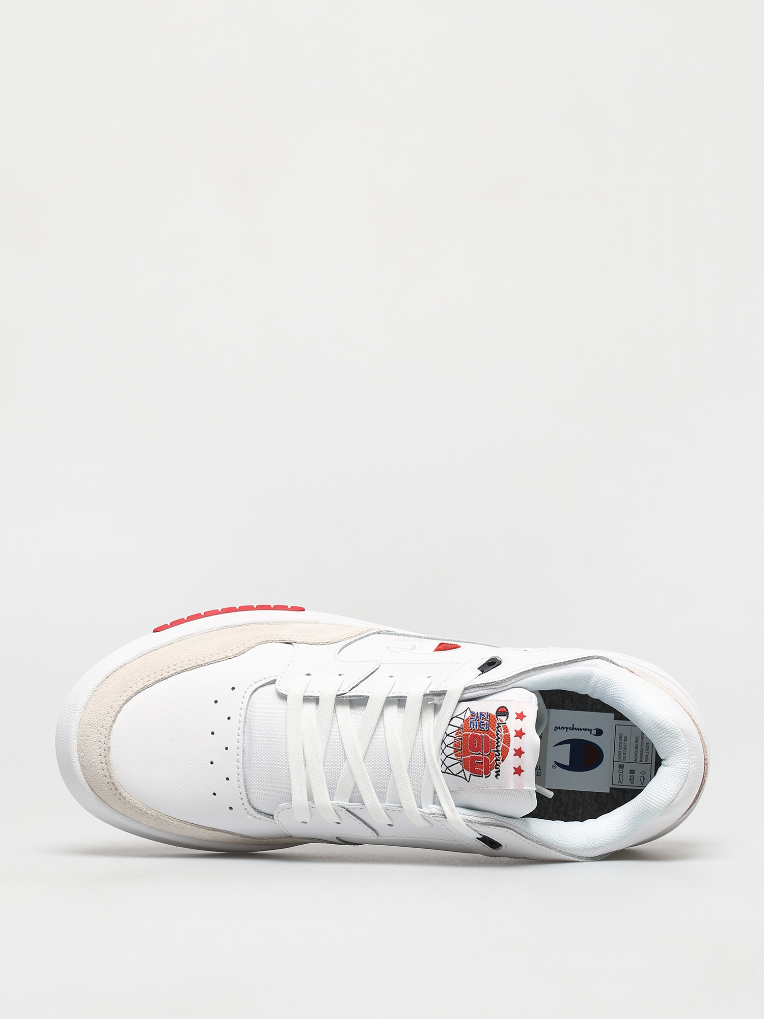 Champion Low Cut Classic Z80 Low S21647 Shoes (wht/red)