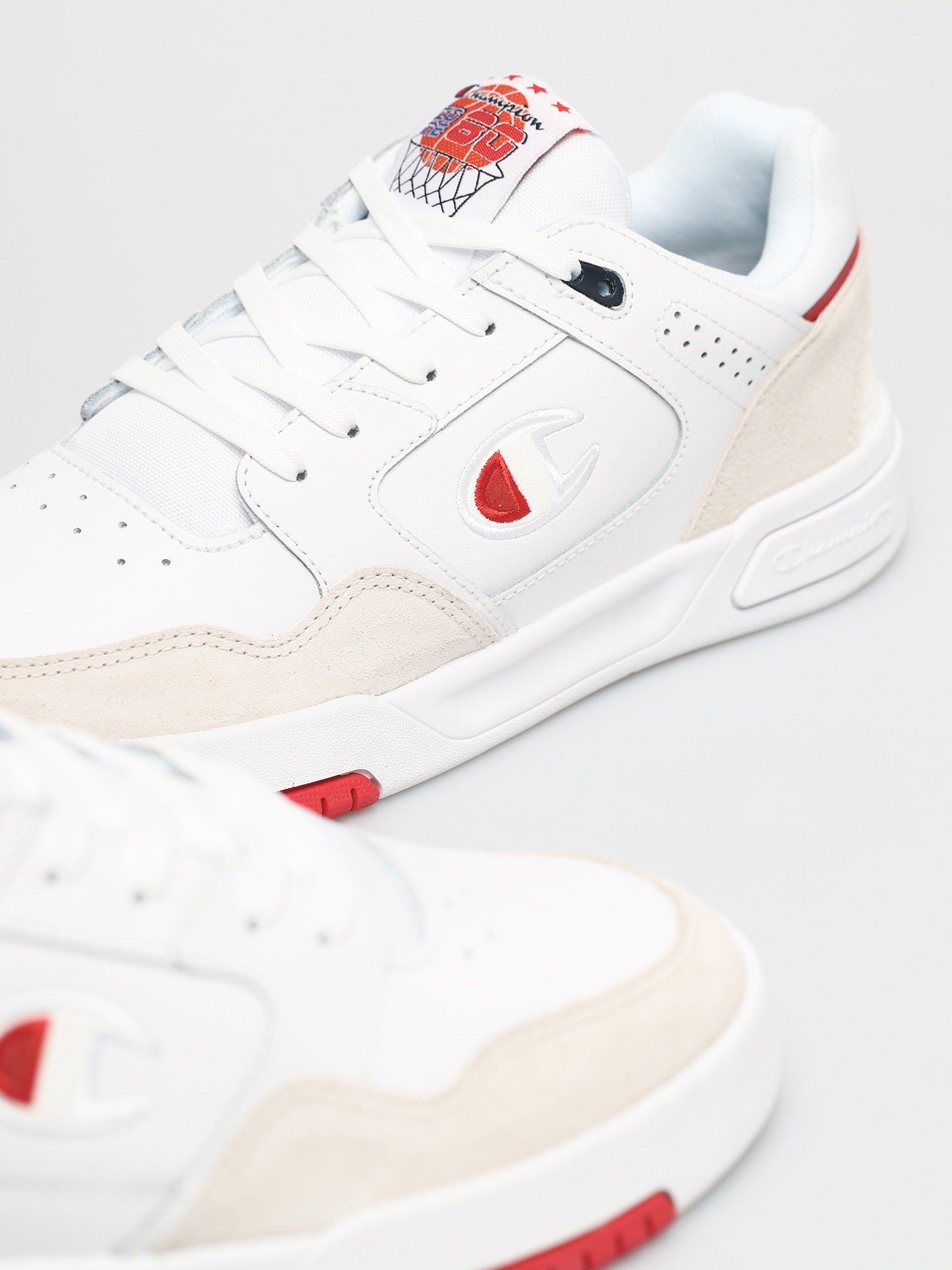 Champion Low Cut Classic Z80 Low S21647 Shoes (wht/red)