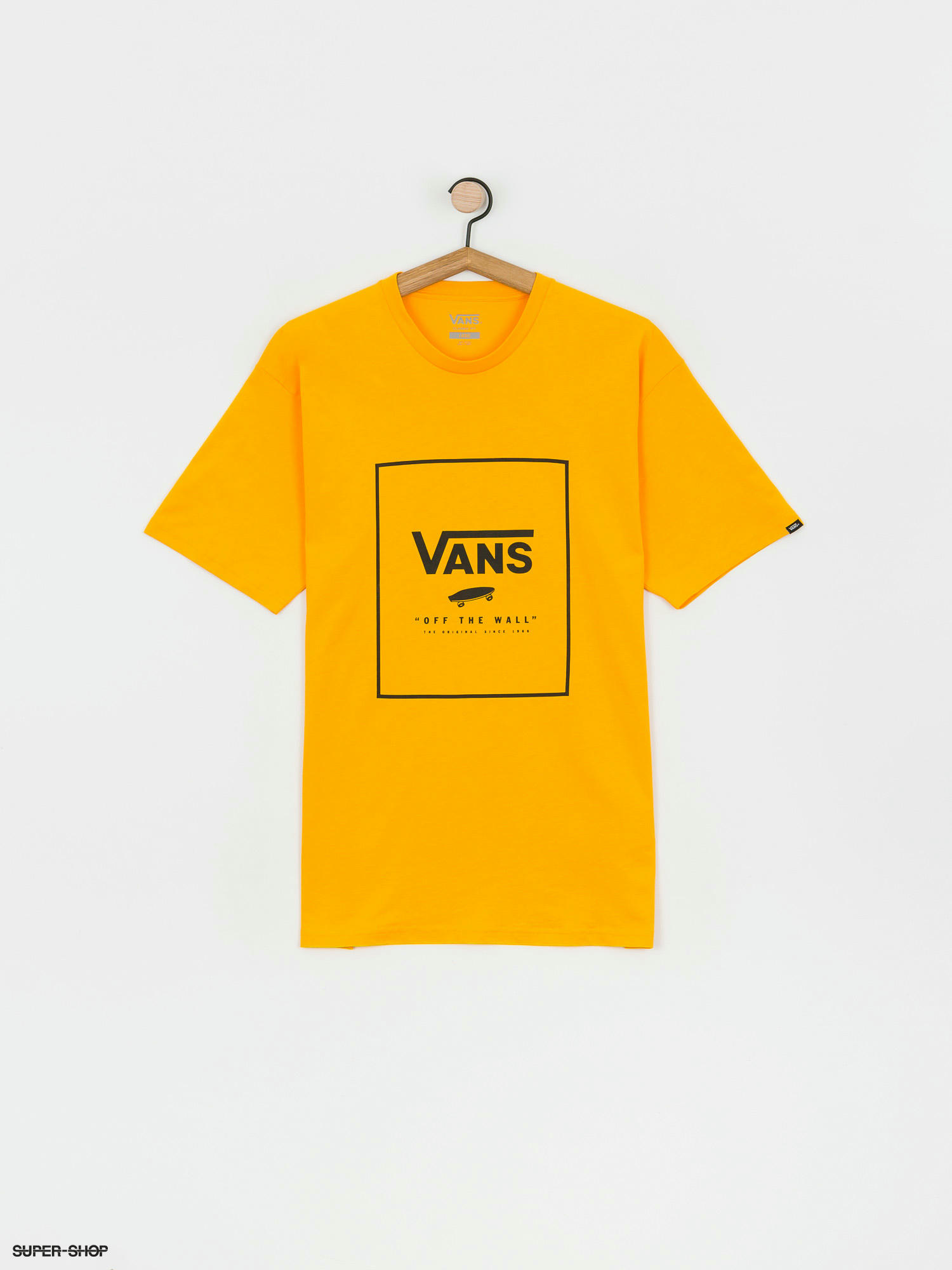 black and orange vans shirt