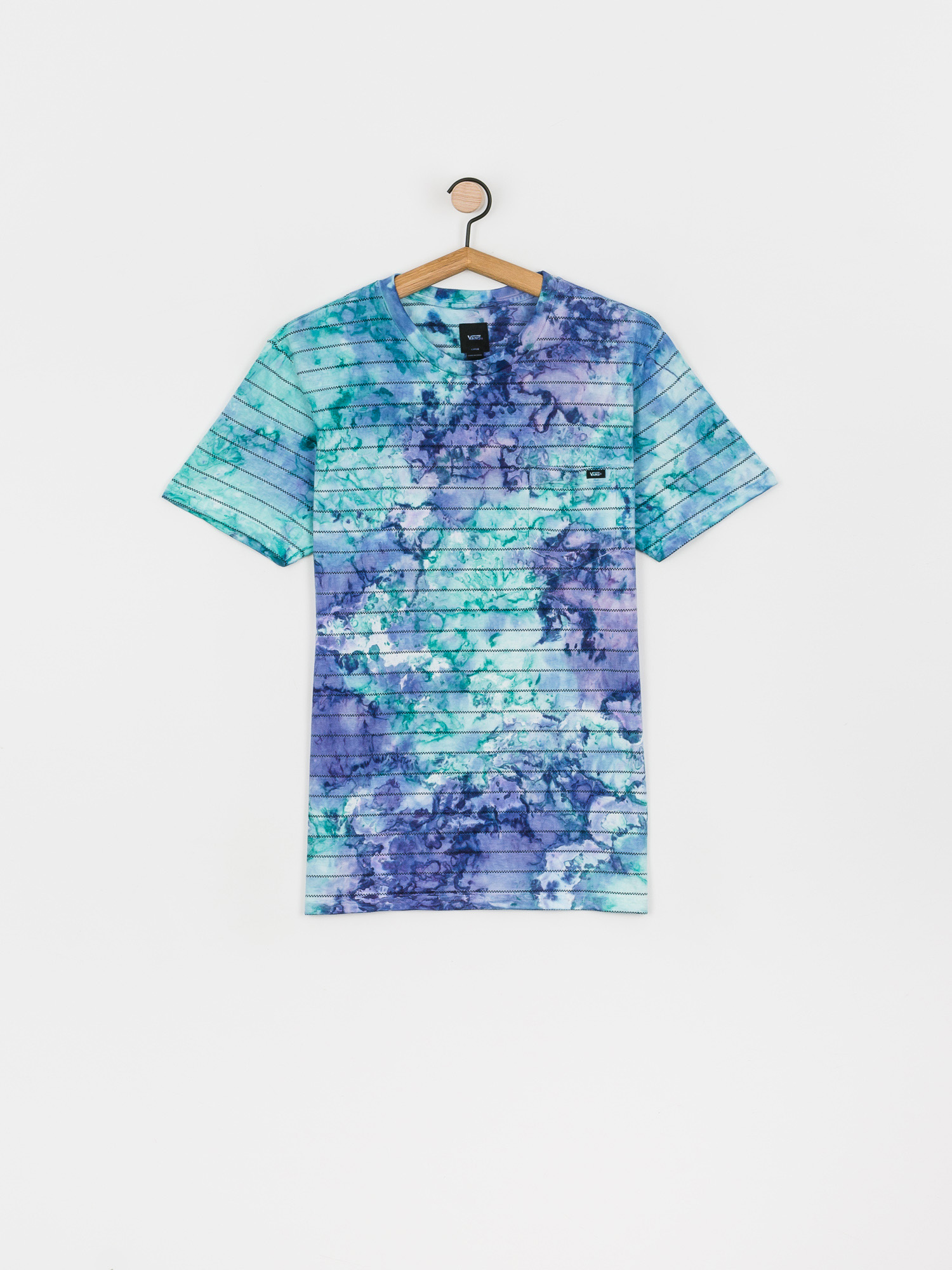 Vans Tie Dye Checkerstripe II T-shirt (english lavender tie dye)