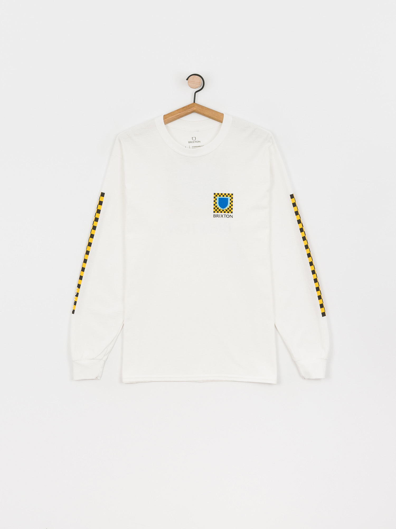 Brixton Beta Checkers Stt Longsleeve (white)