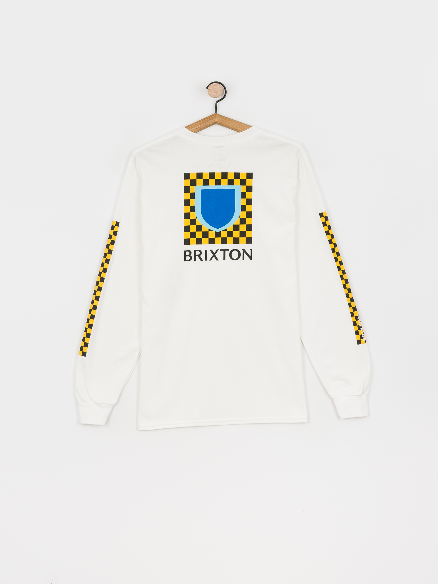 Brixton Beta Checkers Stt Longsleeve (white)