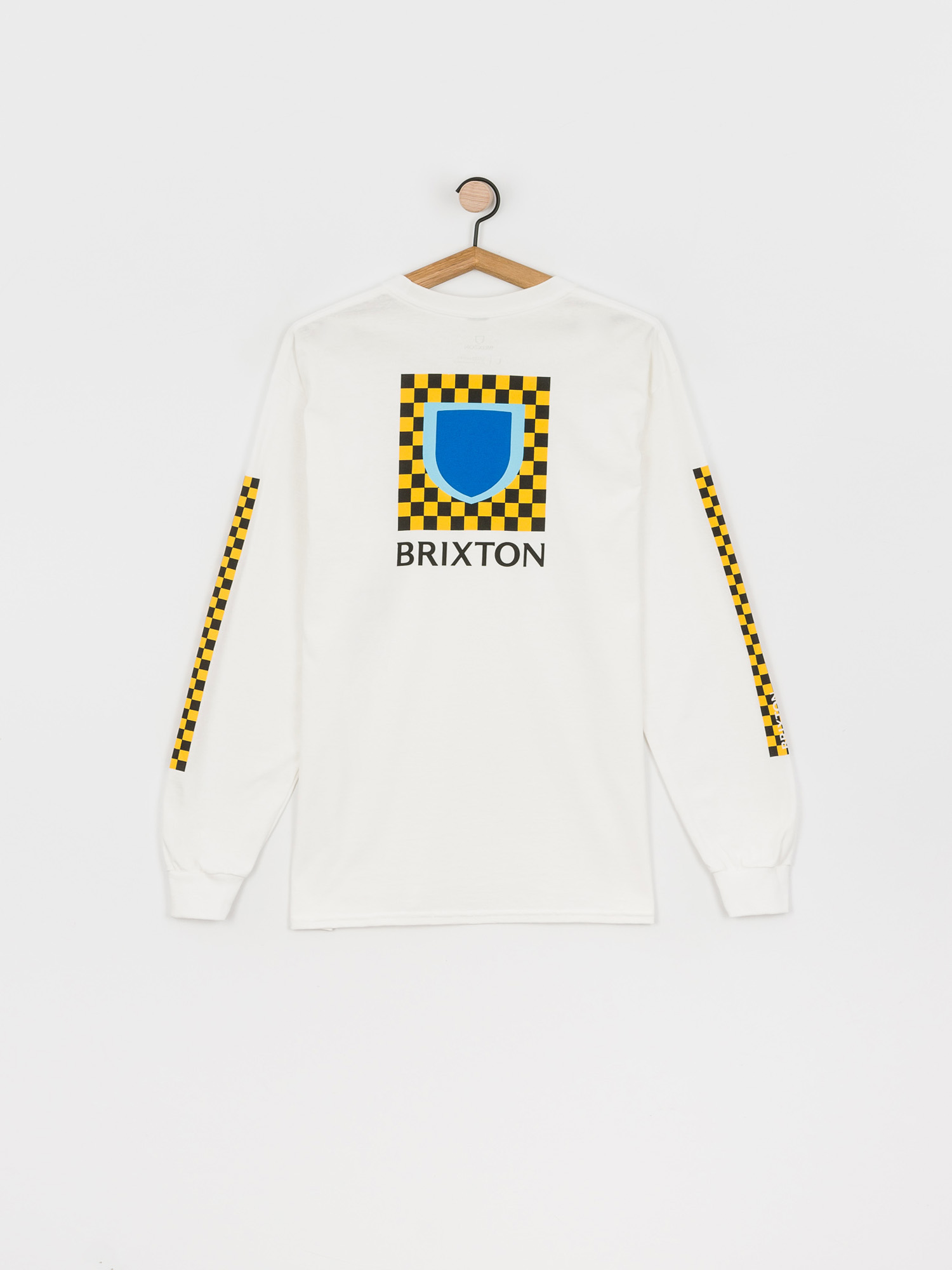 Brixton Beta Checkers Stt Longsleeve (white)