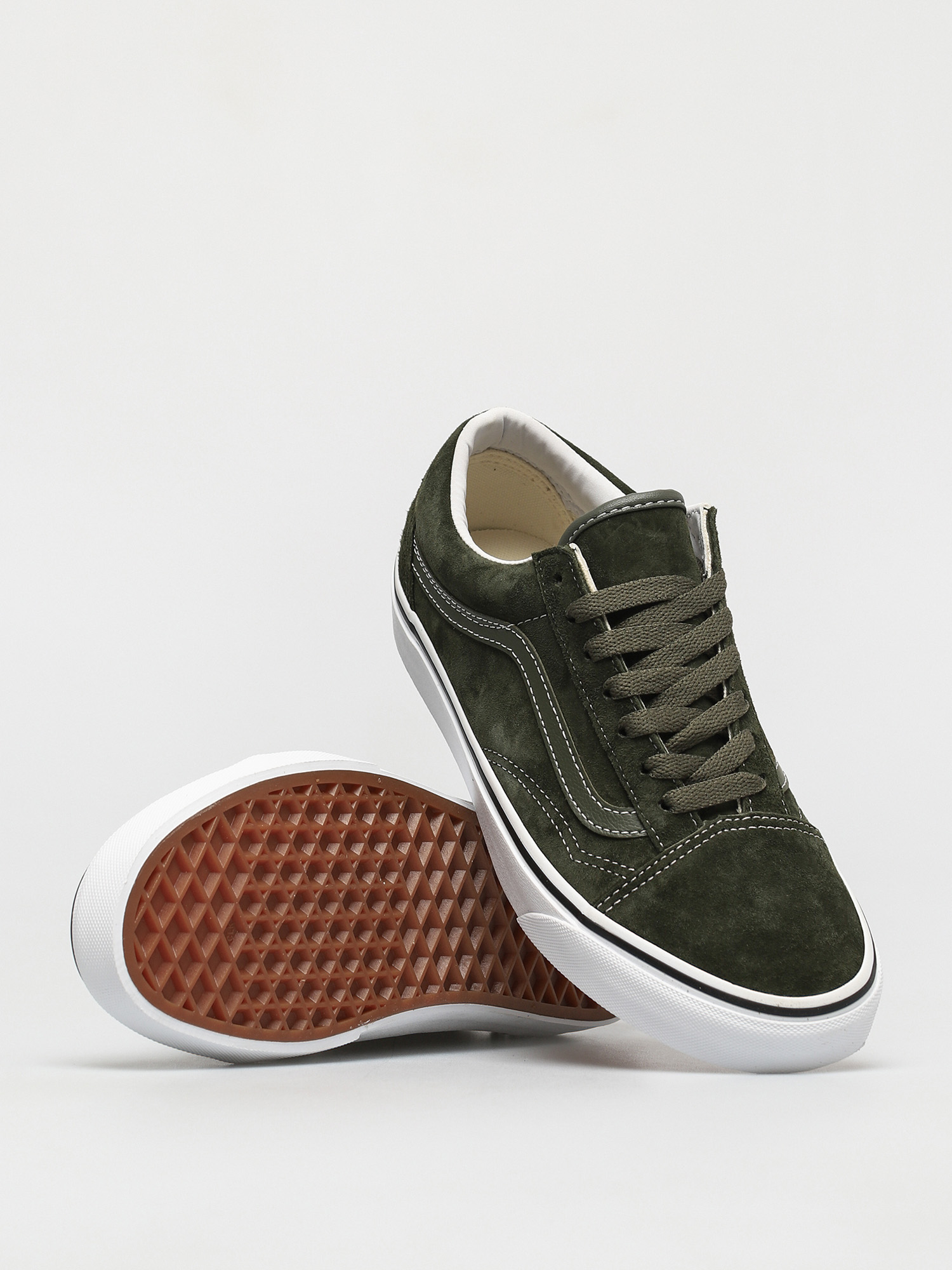 Vans old 2024 skool olive green