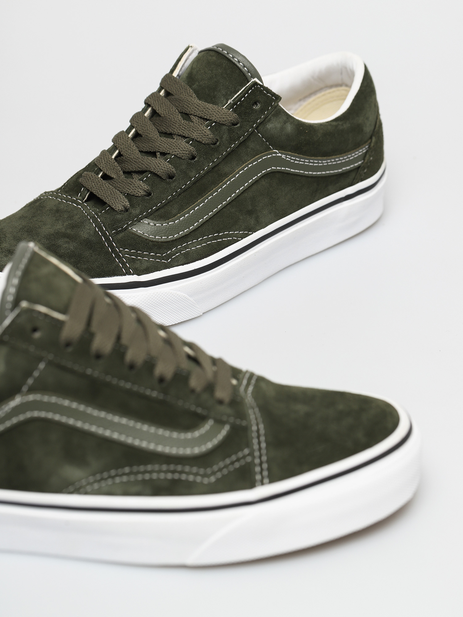 vans old skool olive