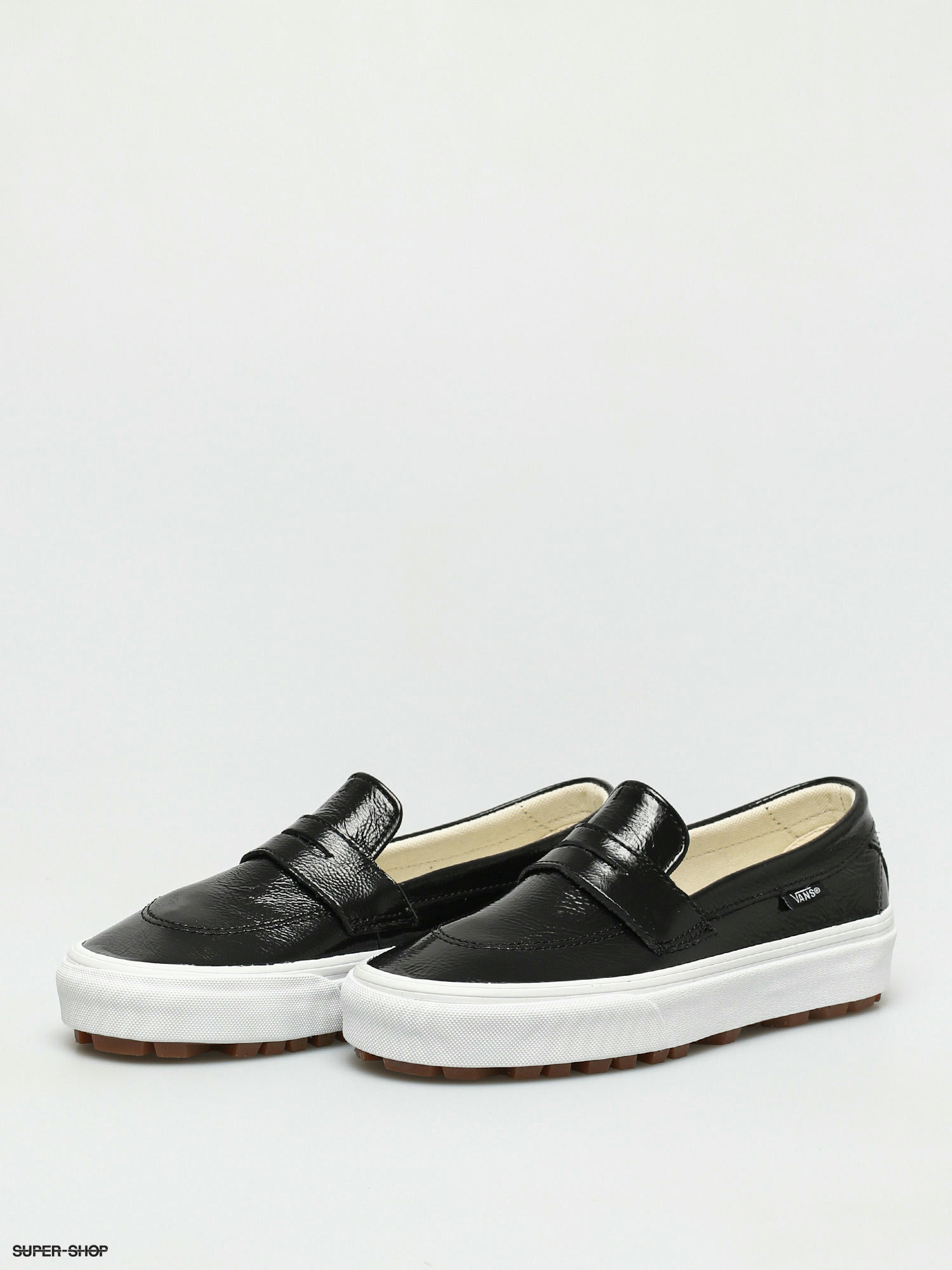 Vans Style 53 Shoes (patent black/true white)